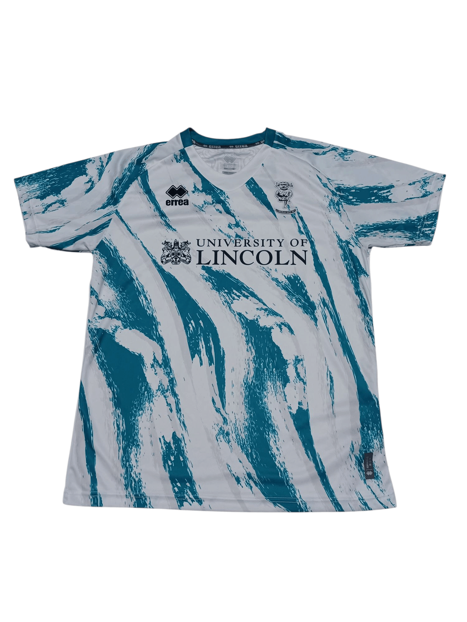 Errea LINCOLN CITY ERREA 2022/2023 FIRE SOCCER JERSEY Size US L / EU 52-54 / 3 - 1 Thumbnail
