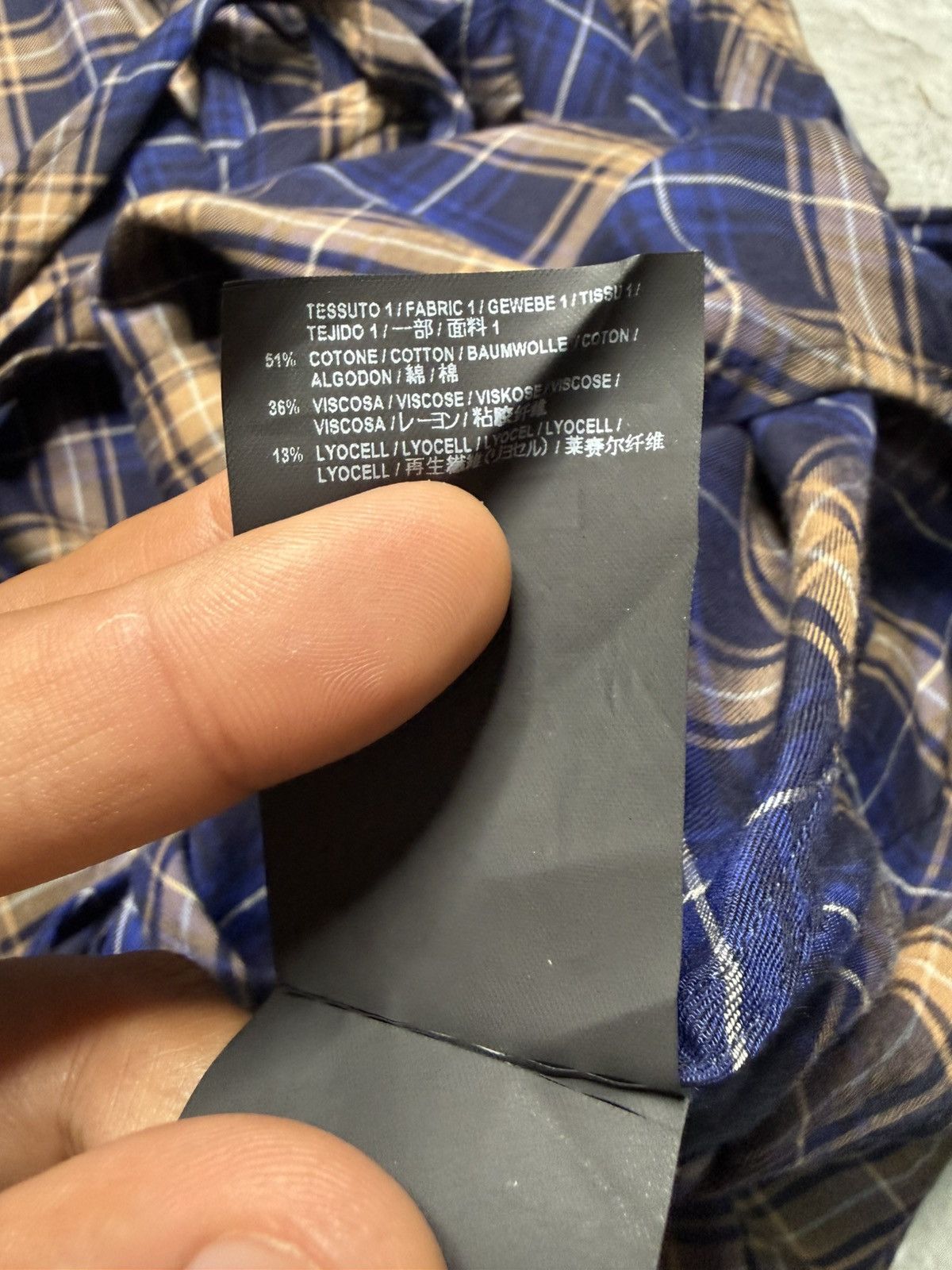 Balenciaga Balenciaga By Demna Gvasalia Back Logo Plaid Buttondown Size XS / US 0-2 / IT 36-38 - 10 Thumbnail