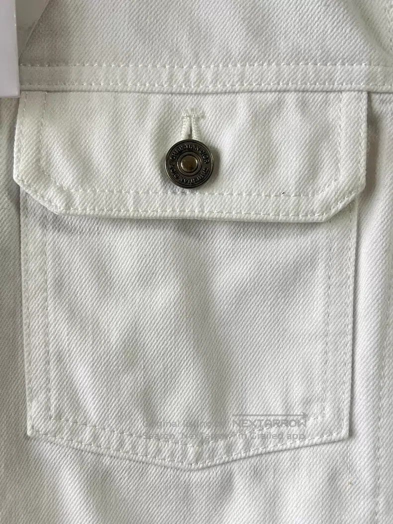 Dior Dior White denim jacket Size XS / US 0-2 / IT 36-38 - 4 Thumbnail