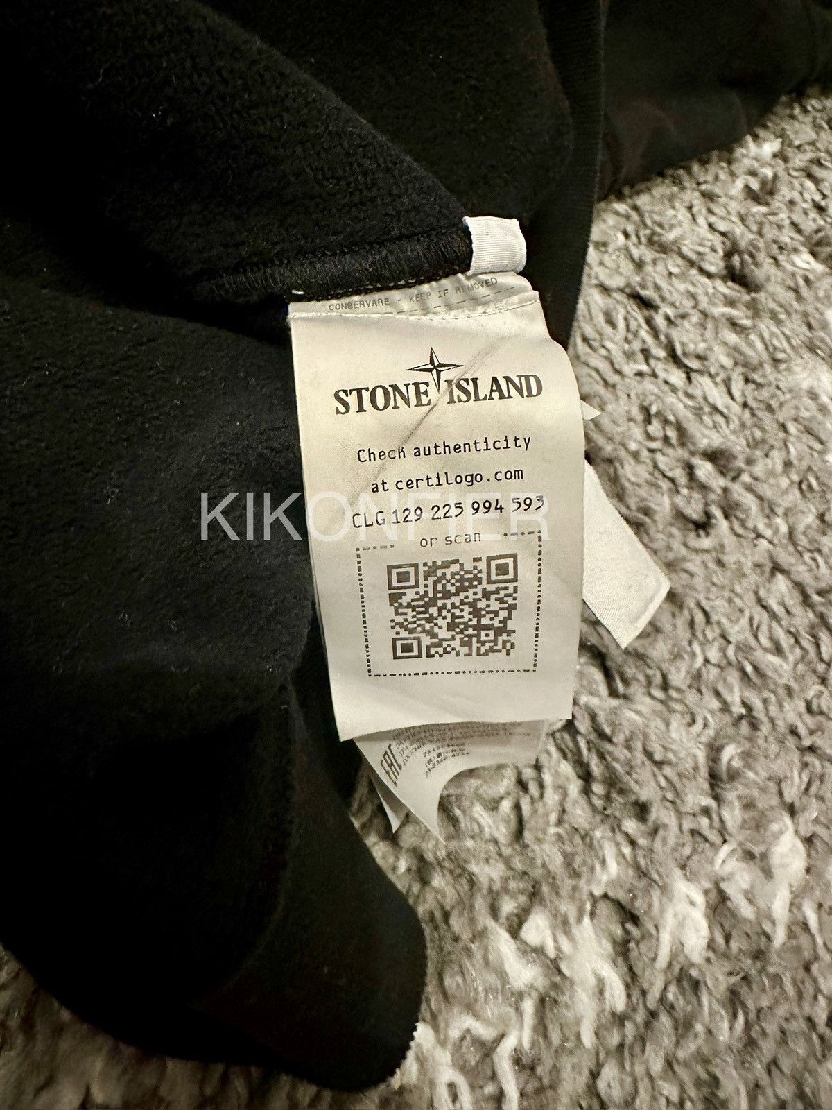 Stone Island Stone Island Hoodie Black - SIZE LARGE Size US L / EU 52-54 / 3 - 3 Thumbnail