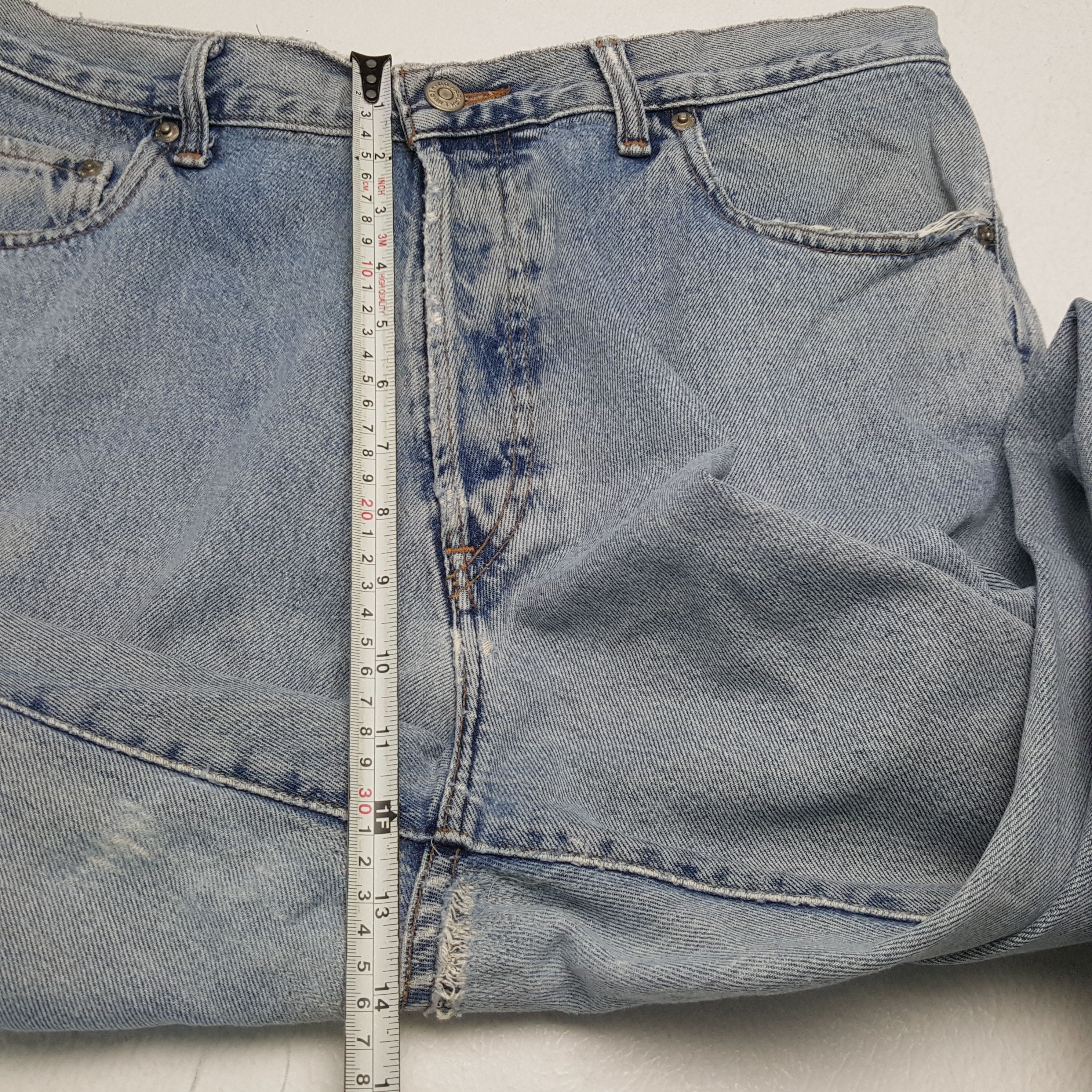 RRL Ralph Lauren × Ralph Lauren × Vintage RRL RALPH LAUREN Fashion Rock Style Distressed Jeans Size US 34 / EU 50 - 8 Thumbnail