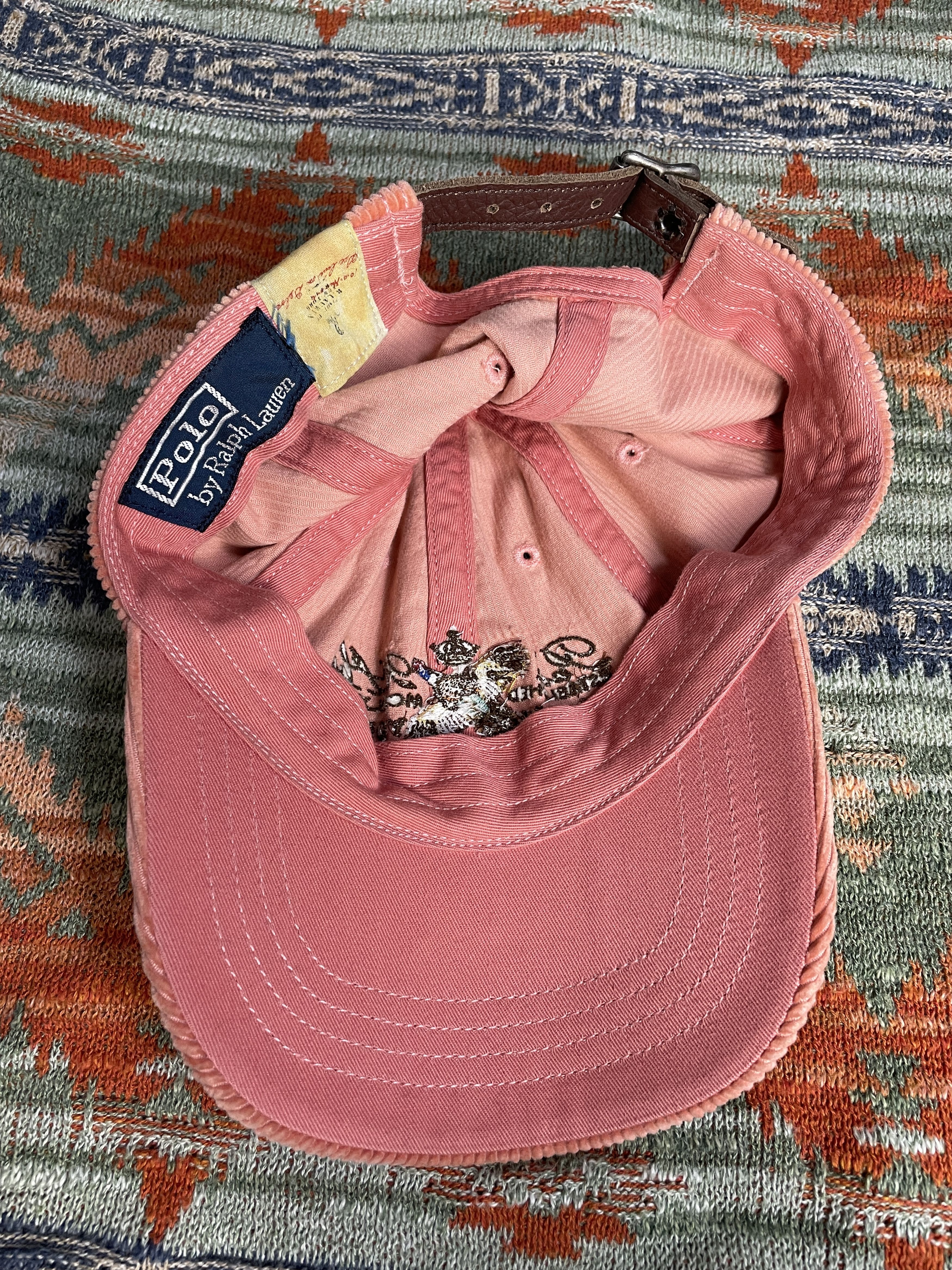 Polo Ralph Lauren Polo Ralph Lauren Rare Leather Baseball Hat cap Size ONE SIZE - 6 Thumbnail