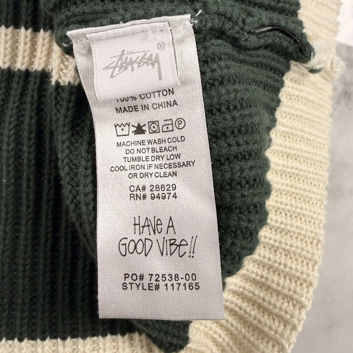 Stussy Stussy Athletic Sweater 'Natural' Size US M / EU 48-50 / 2 - 5 Thumbnail
