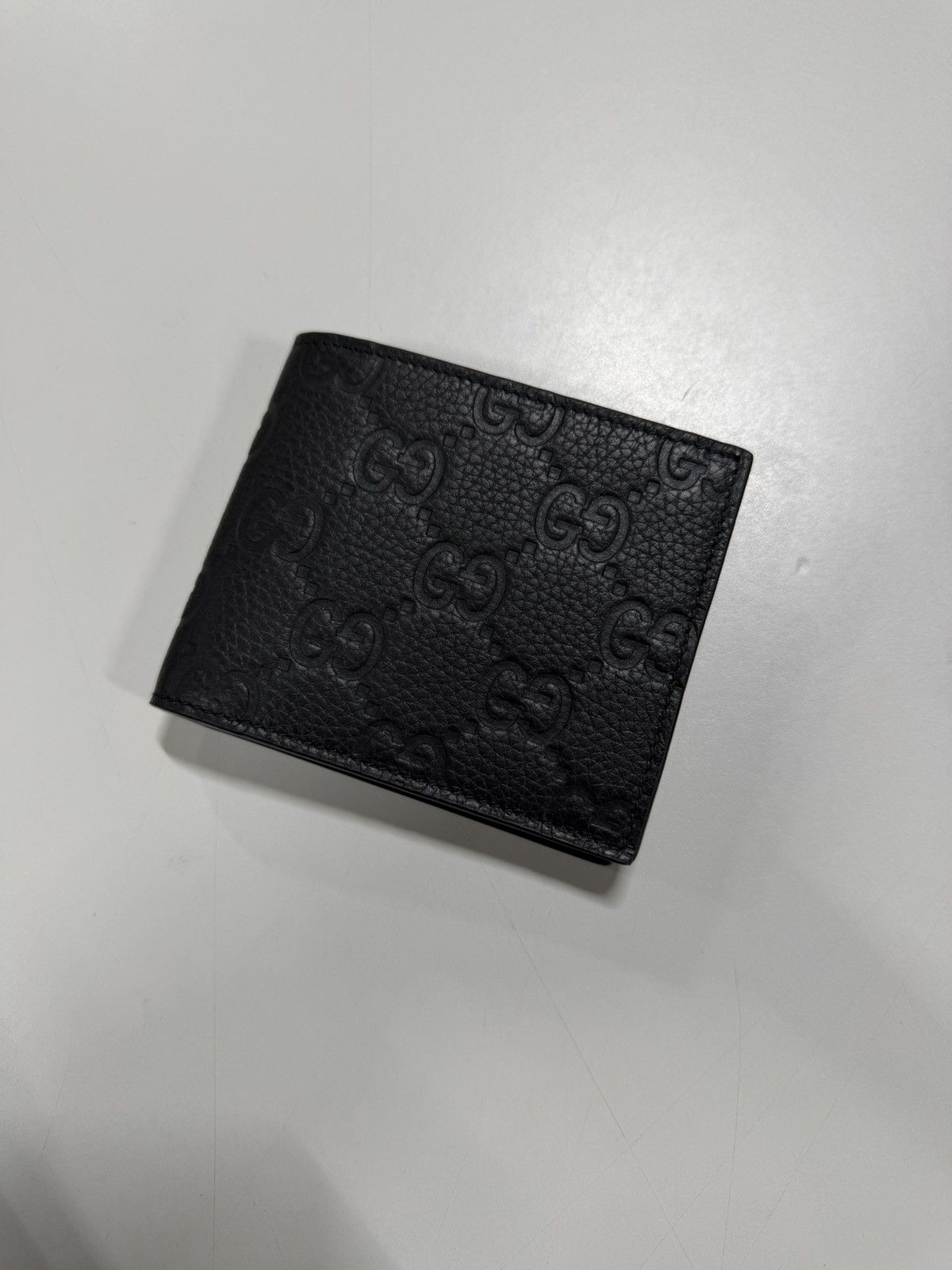 Gucci Gucci GG Emblem Leather Wallet NEW 625$ Size ONE SIZE - 1 Thumbnail