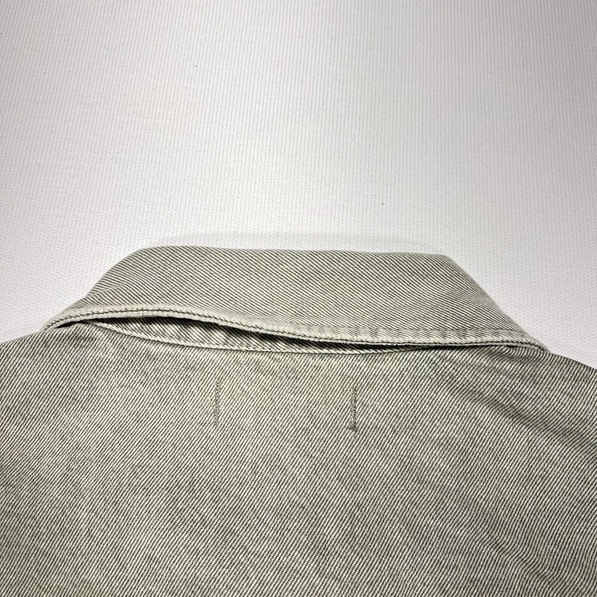 Madewell Madewell Jean Jacket Green Chore Denim Coat Faded Pockets Size M / US 6-8 / IT 42-44 - 12 Thumbnail