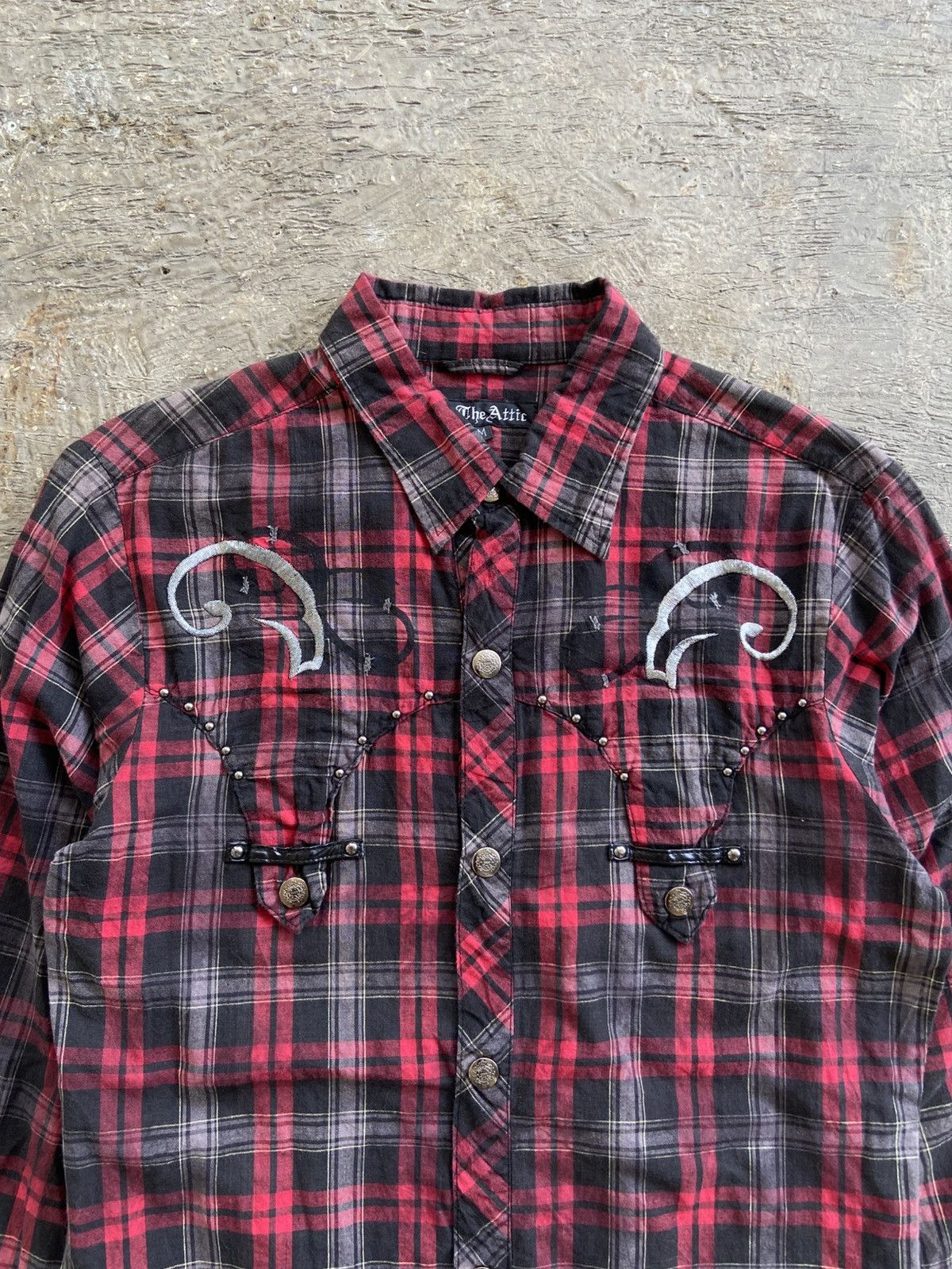 If Six Was Nine 2000s In The Attic - Vkei Style Snap Button Shirt Size US M / EU 48-50 / 2 - 3 Thumbnail