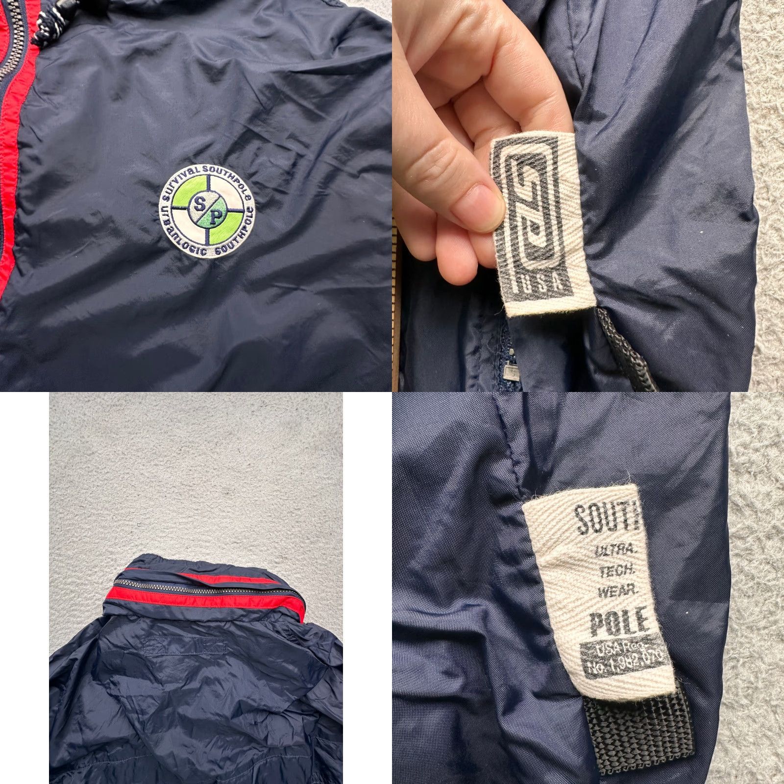 Southpole VINTAGE Southpole Windbreaker Jacket Mens Large Size US L / EU 52-54 / 3 - 8 Thumbnail