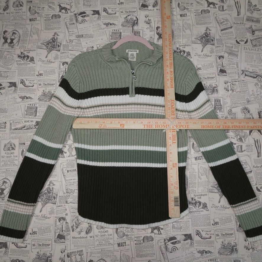 St. Johns Bay Large - Vintage Y2K St. John’s Bay knit stripe femme sweater Size L / US 10 / IT 46 - 4 Thumbnail