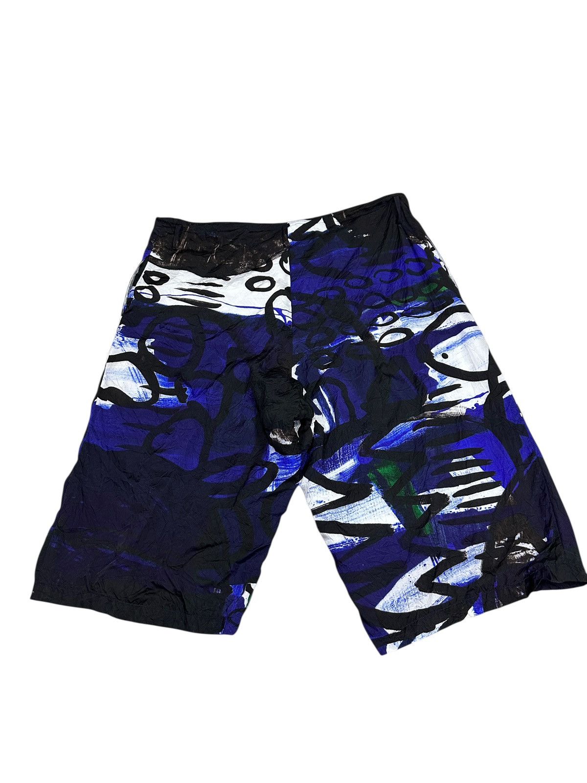 Yohji Yamamoto 🔥Y’s yohji yamamoto overprint short pants japan Size US 41 - 10 Thumbnail