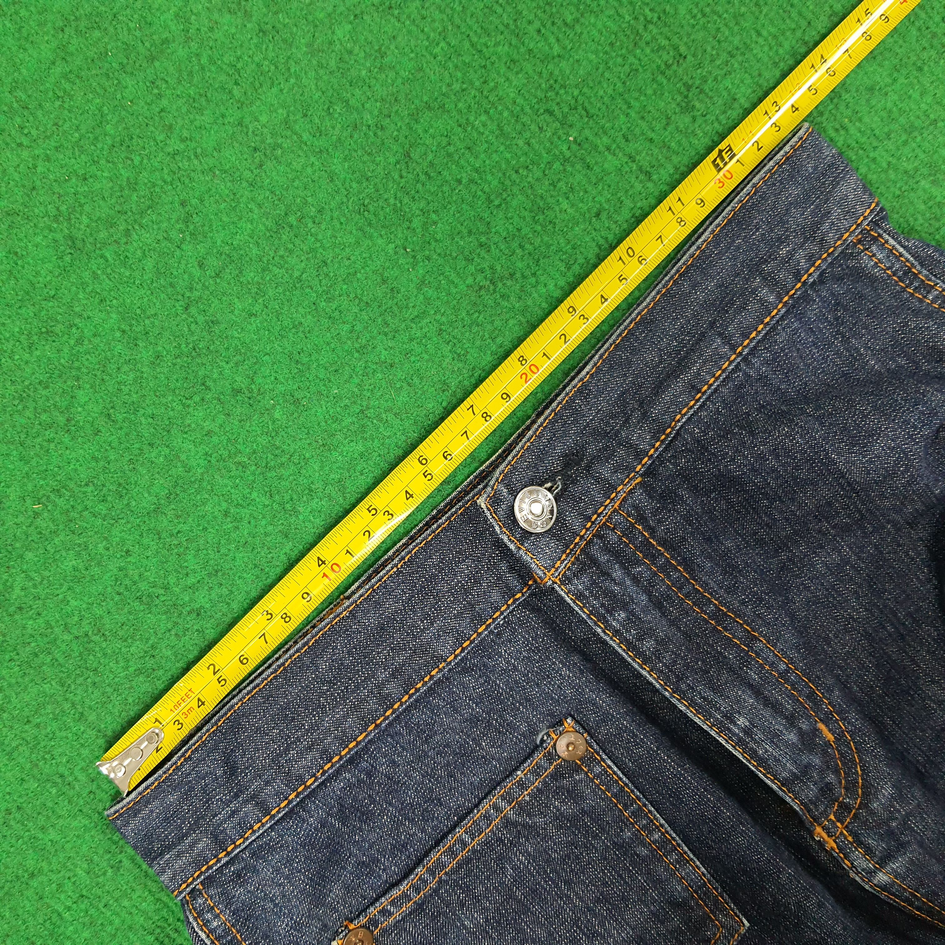 Evisu Vintage Evisu Donna Japan Caicock Custom Midi Jean Skirt Size 25" / US 0 / IT 36 - 10 Thumbnail