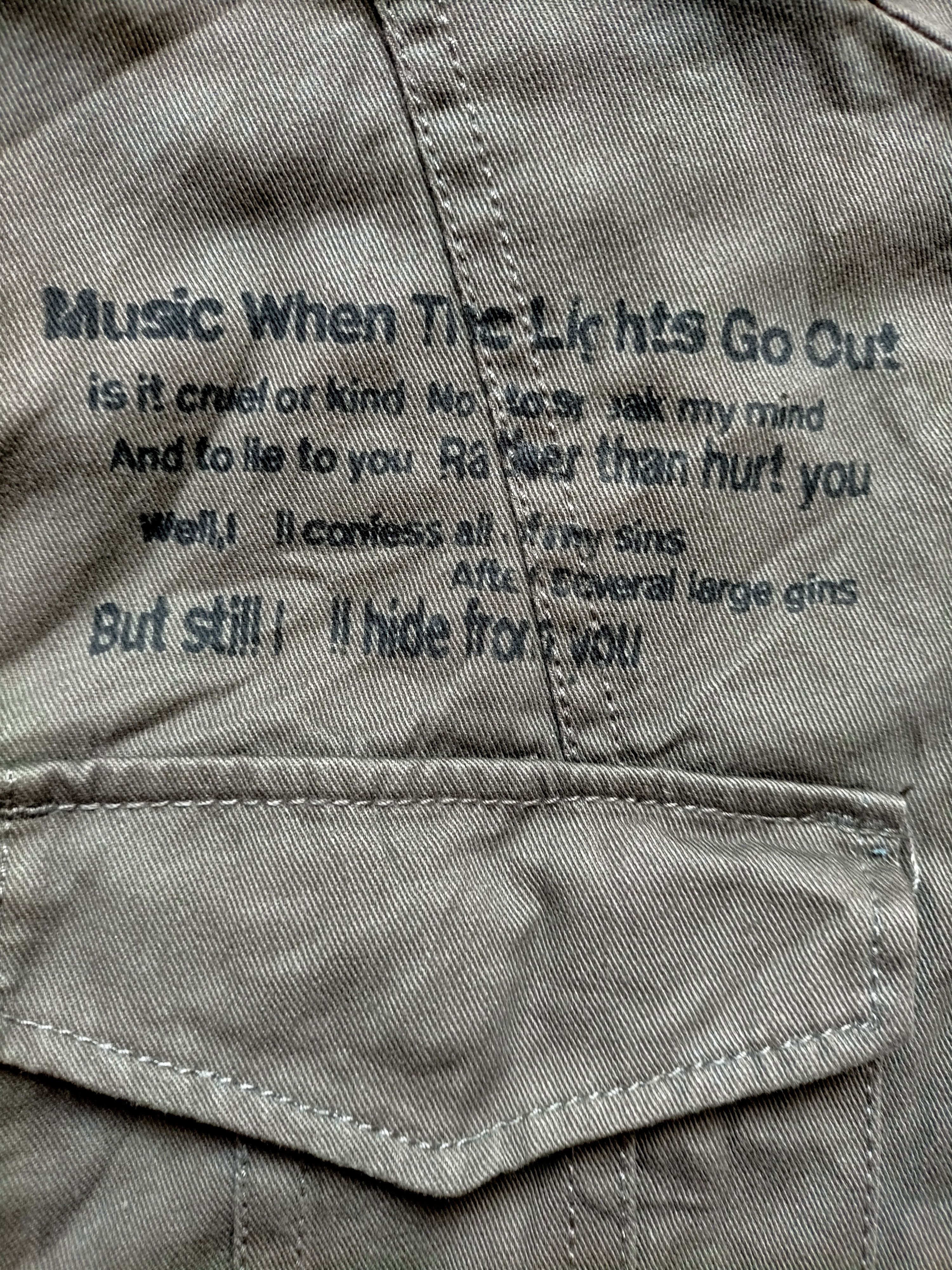 JACKROSE The Libertines -Music When the Lights Go out Lyric Jacket Size US M / EU 48-50 / 2 - 16 Thumbnail