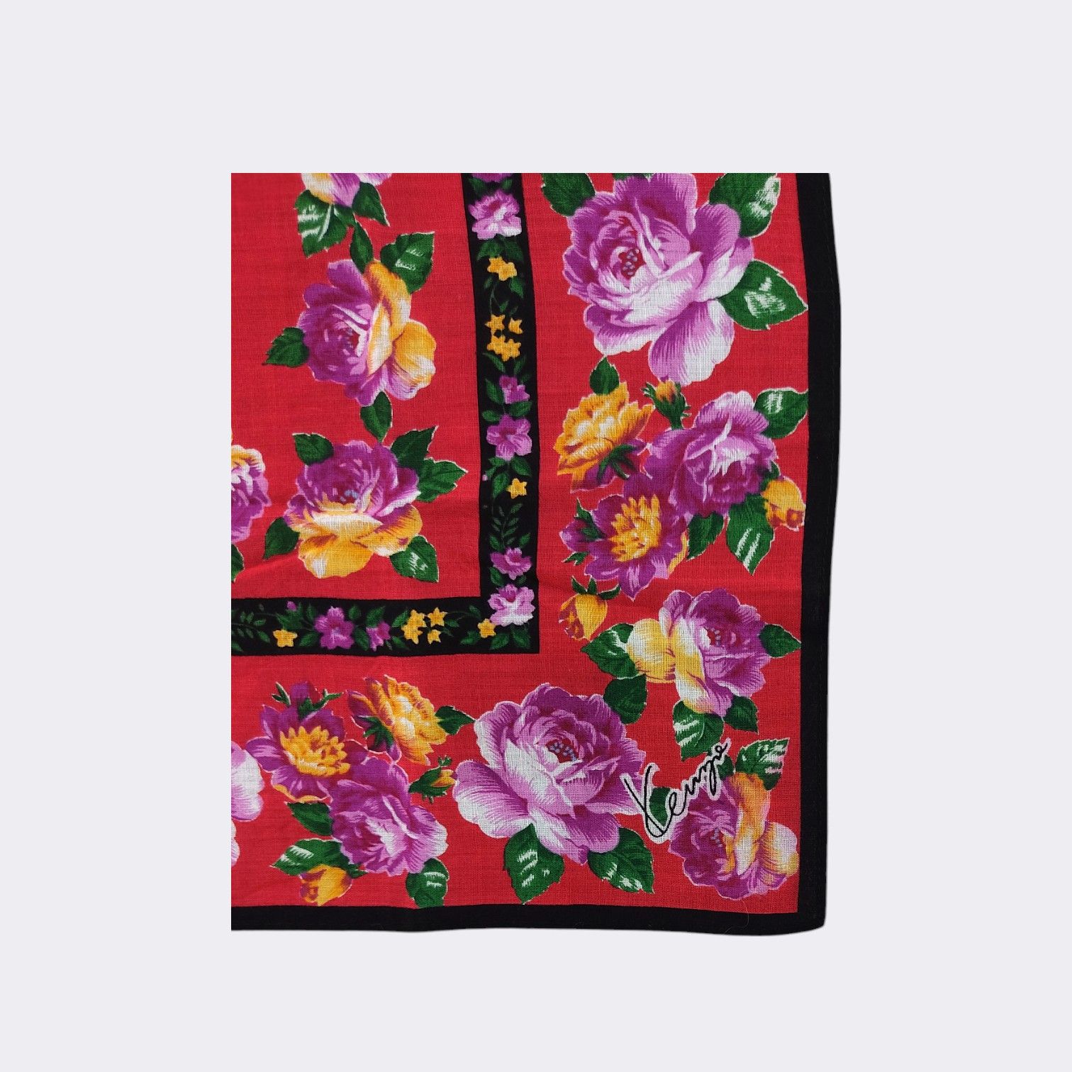 Kenzo Vintage Kenzo Handkerchief Neckerchief Bandana H646H Size ONE SIZE - 3 Thumbnail