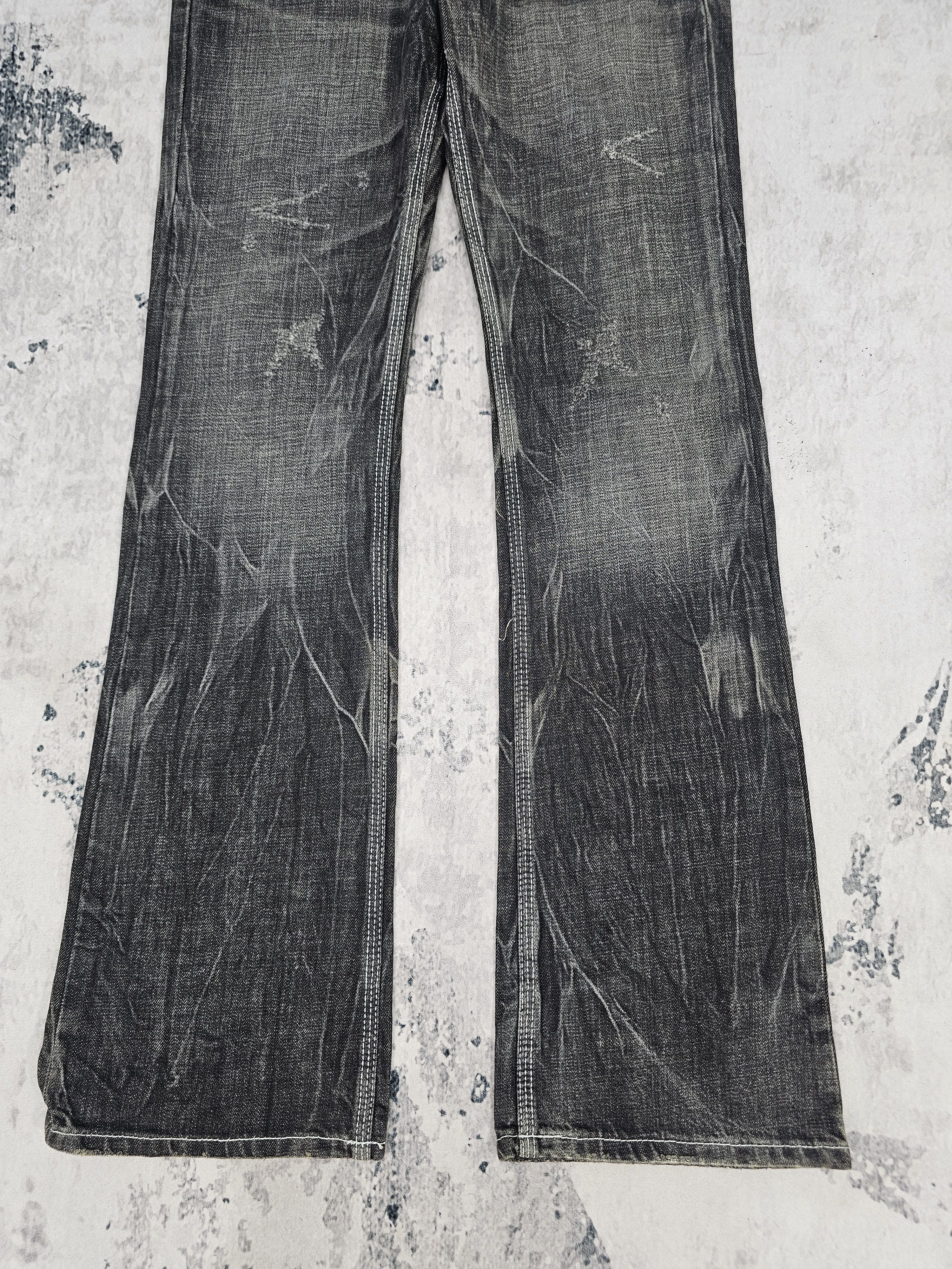 GLAD NEWS Bootcut Flare Stone Wash Black Jeans JB0365