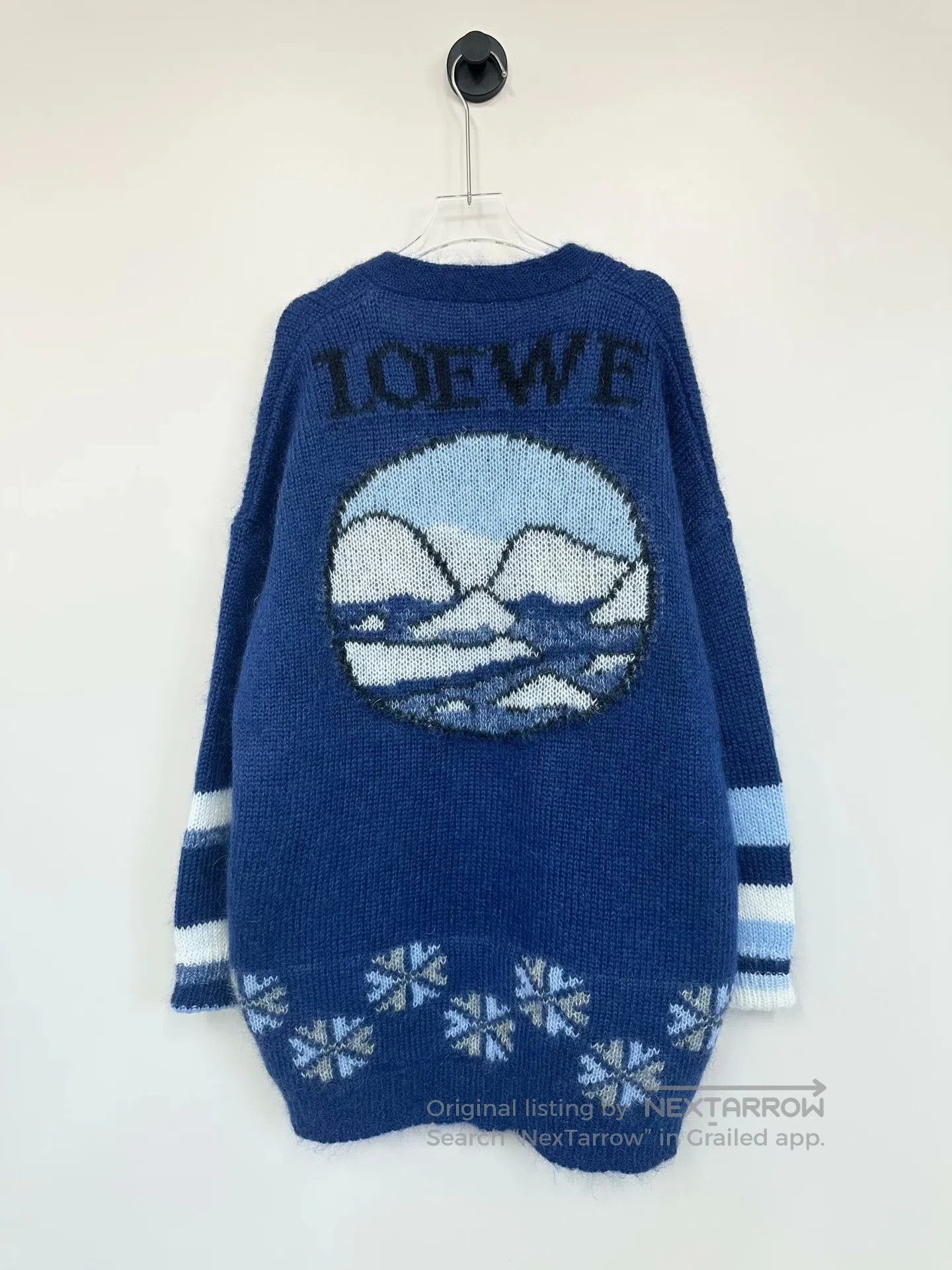 Loewe Loewe Blue Polar Bear Wool Knit Cardigan| Size US S / EU 44-46 / 1 - 2 Thumbnail
