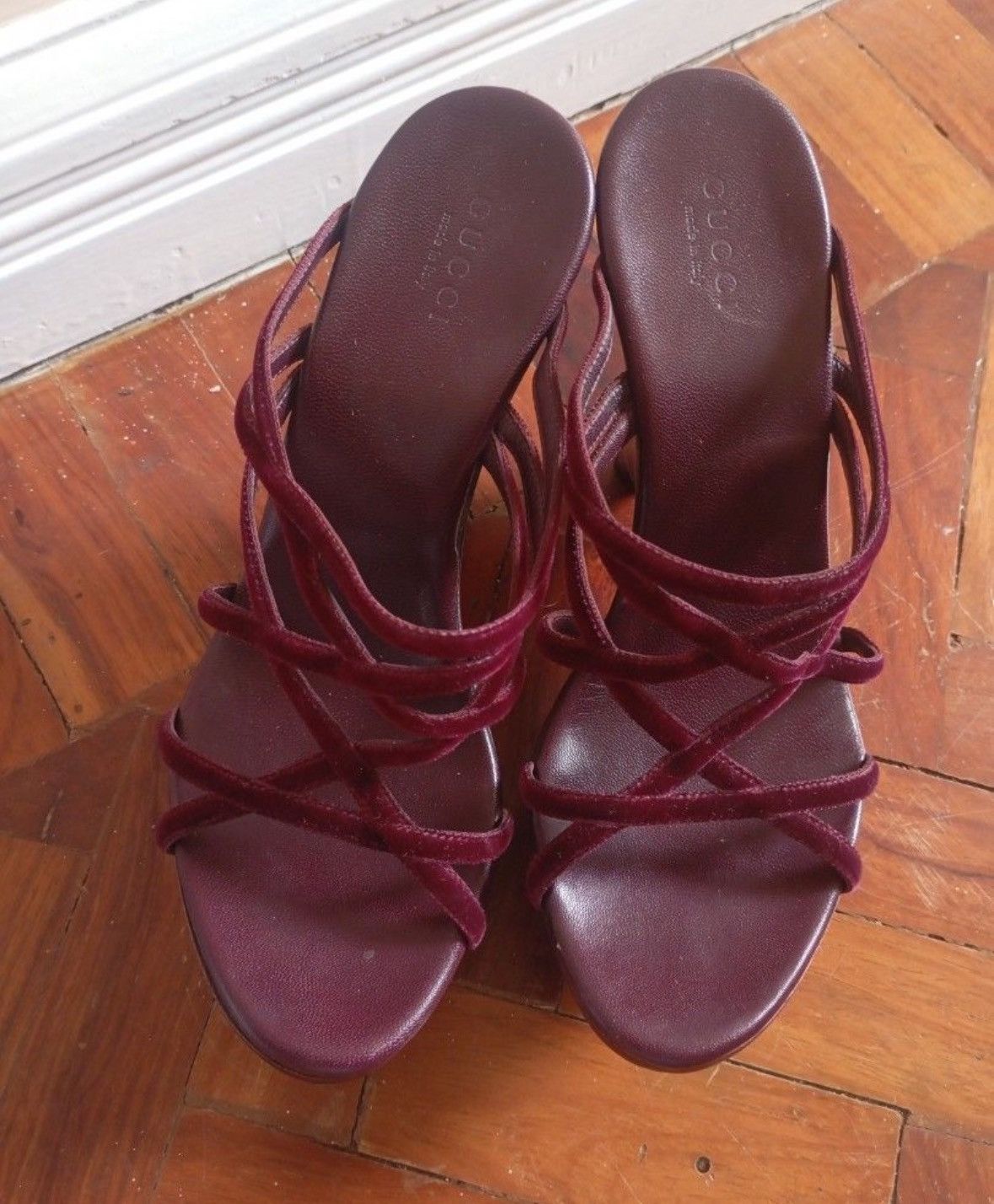 Gucci × Tom Ford Gucci Tom Ford Wooden Wedge Size US 6 / IT 36 - 2 Thumbnail