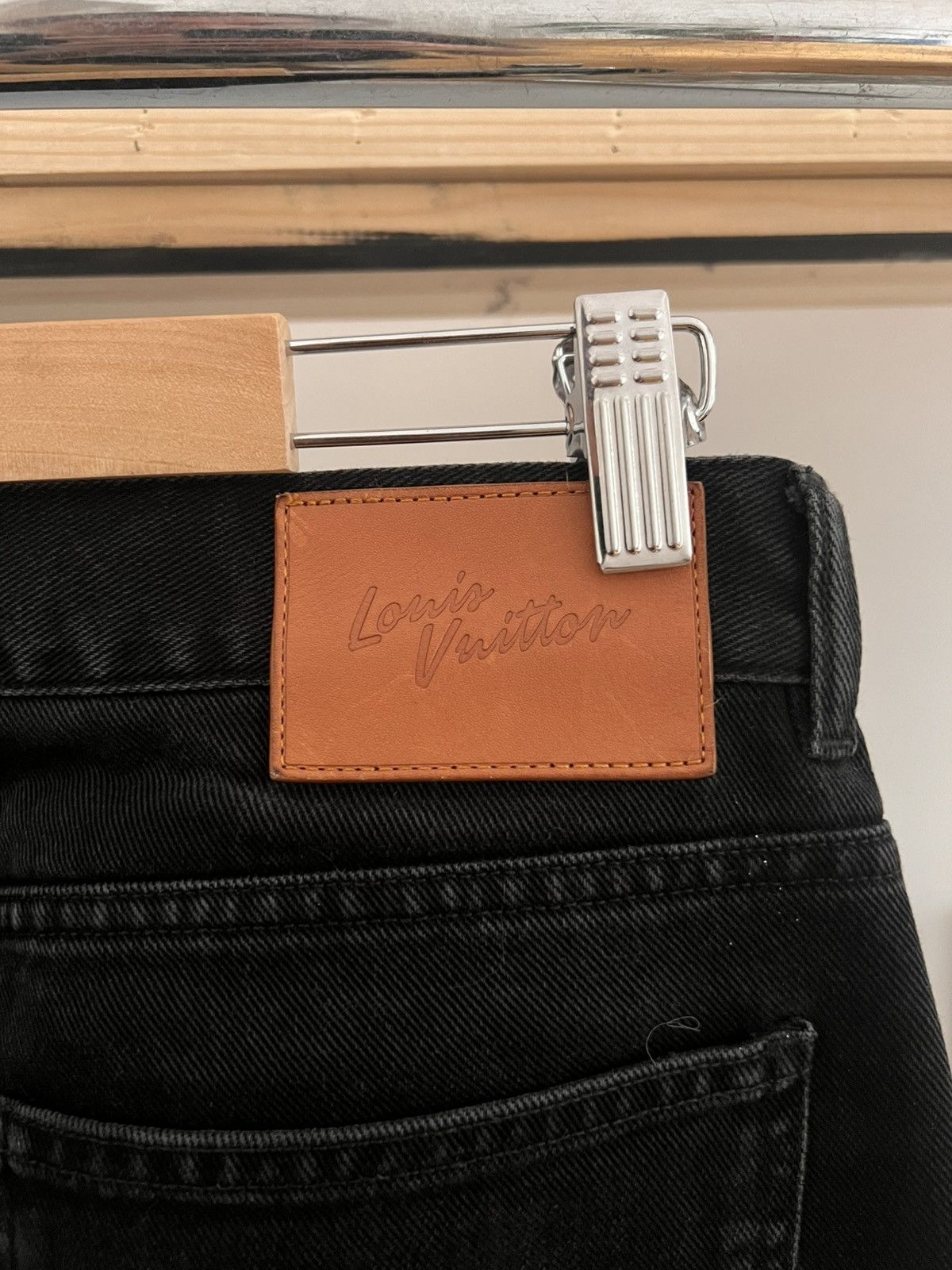 Louis Vuitton Louis Vuitton Black Slim Denim Jeans Size US 30 / EU 46 - 15 Thumbnail