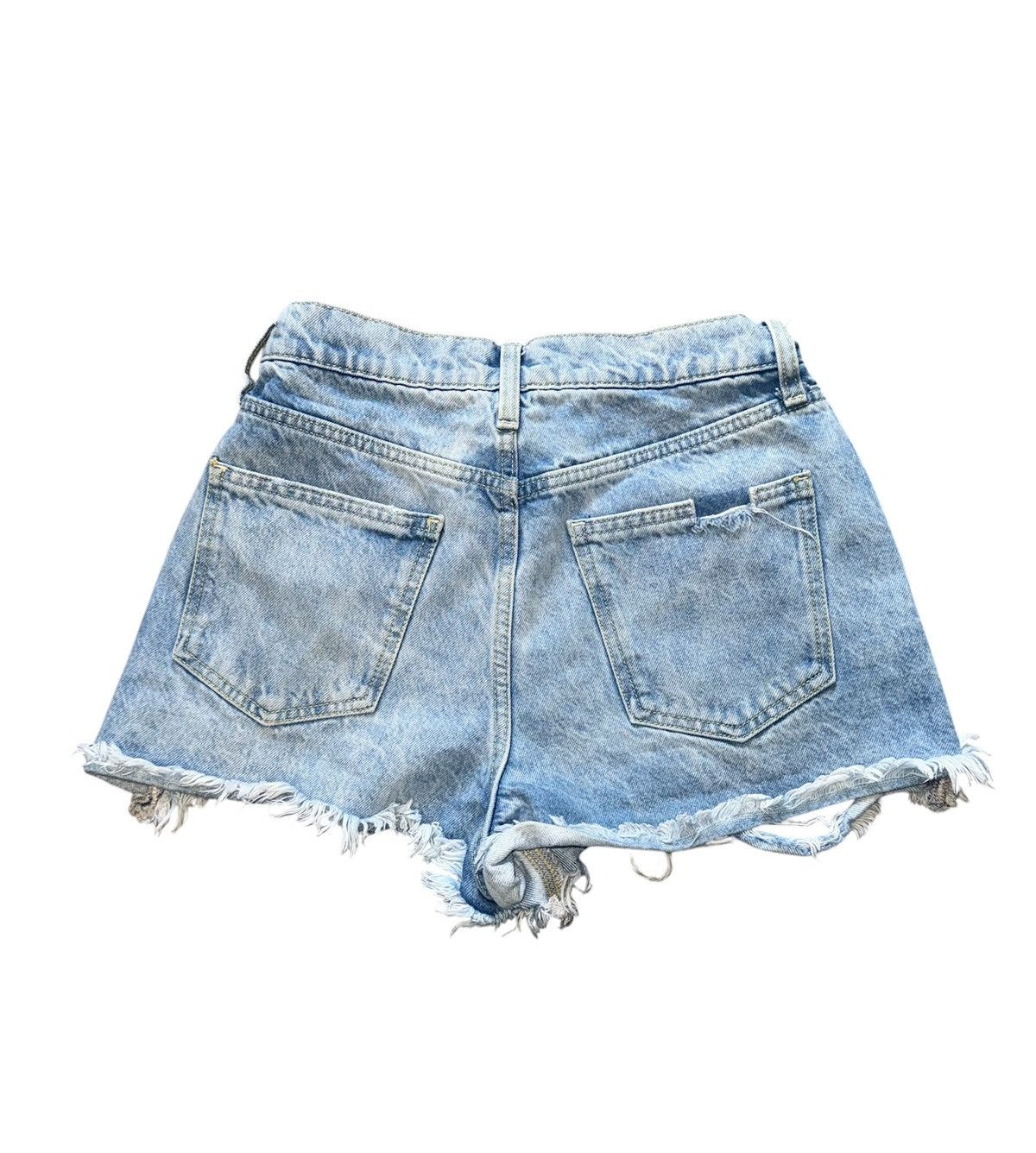 Arizona Jean Co. Women’s-Juniors High-Rise Light Wash Shorts Size 5 Size 26" / US 2 / IT 38 - 2 Thumbnail