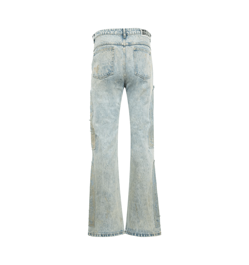 Who Decides War o1h1sh10525 Mechanic Signature Denim in Blue Size US 36 / EU 52 - 2 Thumbnail