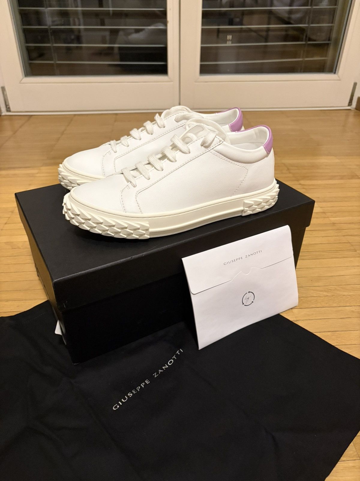 Giuseppe Zanotti Guiseppe Zanotti white Sneaker Size US 8.5 / IT 38.5 - 1 Thumbnail