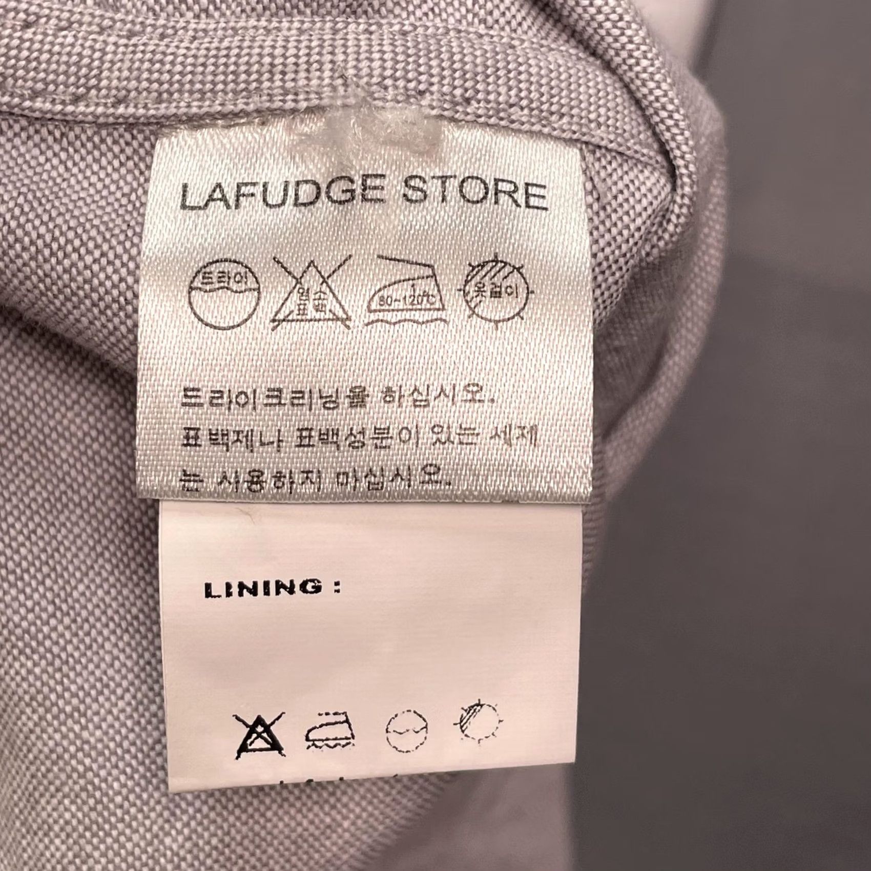 Vintage LAFUDGE OUR MAN Shirt Mens 2XL Gray Short Sleeve Button Up Organic Cotton Size US XXL / EU 58 / 5 - 4 Thumbnail