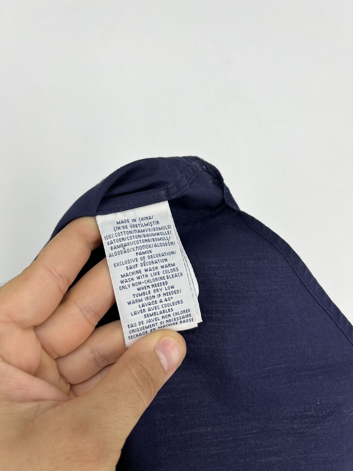 Polo Ralph Lauren Vintage Navy Shirt Polo Ralph Lauren Size S Rare Size US S / EU 44-46 / 1 - 11 Thumbnail