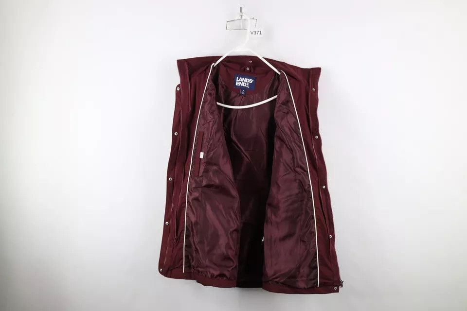 Lands' End × Vintage New Lands End 3 In 1 System Hooded Jacket Puffer Vest Red Size M / US 6-8 / IT 42-44 - 12 Thumbnail