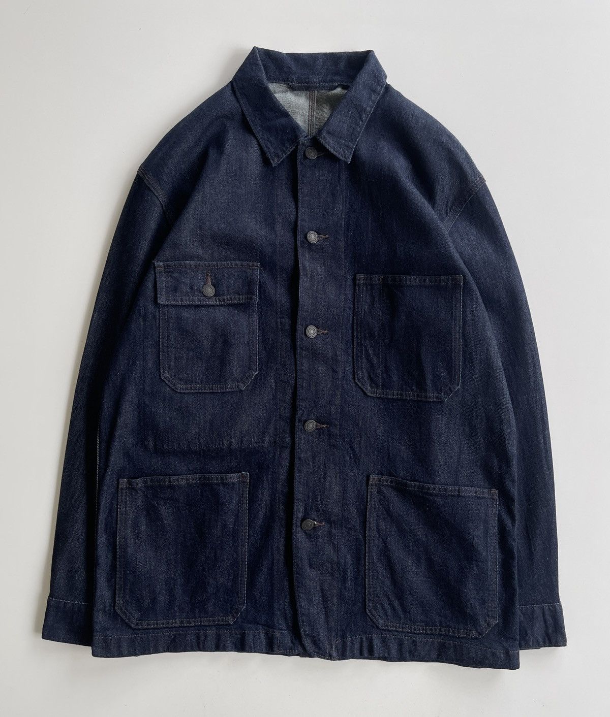 Japanese Brand Vintage Workers Denim Jacket Size US L / EU 52-54 / 3 - 6 Thumbnail