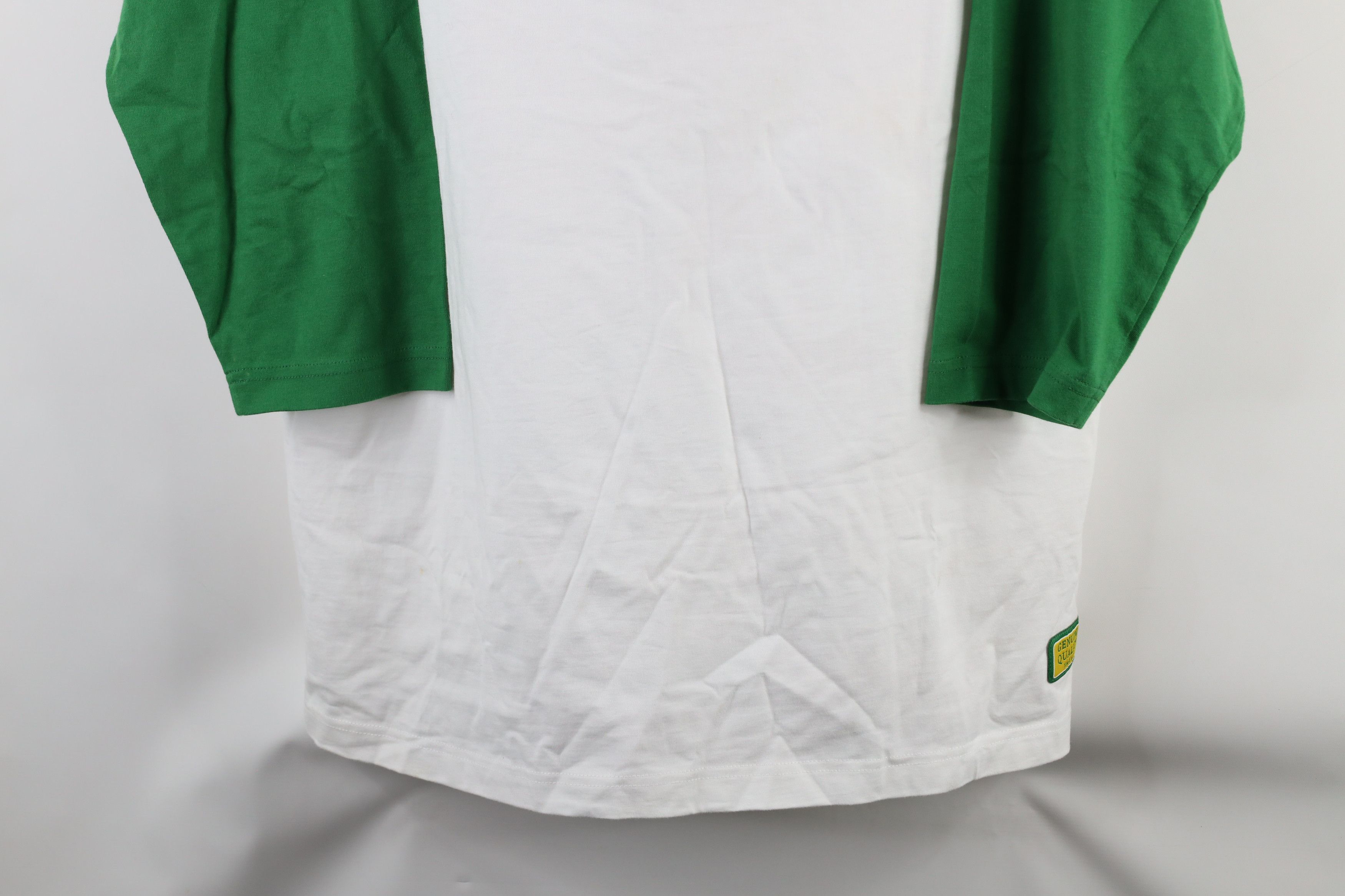 John Deere × Vintage Vintage John Deere Script 3/4 Sleeve Raglan T-Shirt Cotton Size US XXL / EU 58 / 5 - 3 Thumbnail