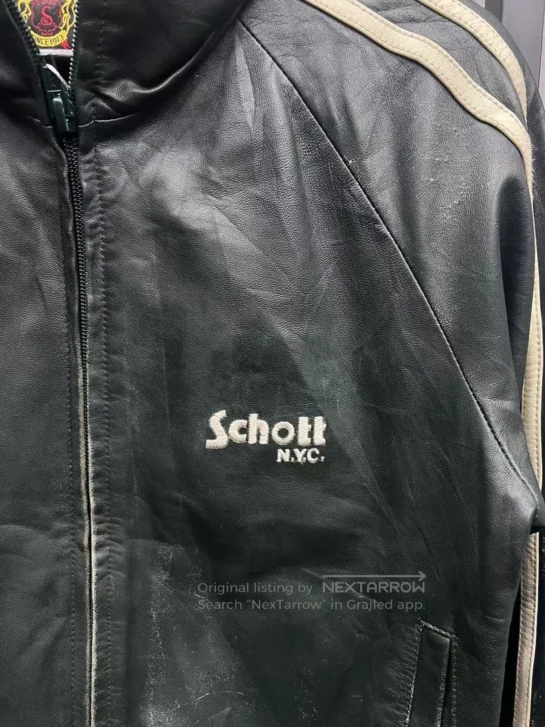 Schott Schott Leather coat Size US L / EU 52-54 / 3 - 3 Thumbnail