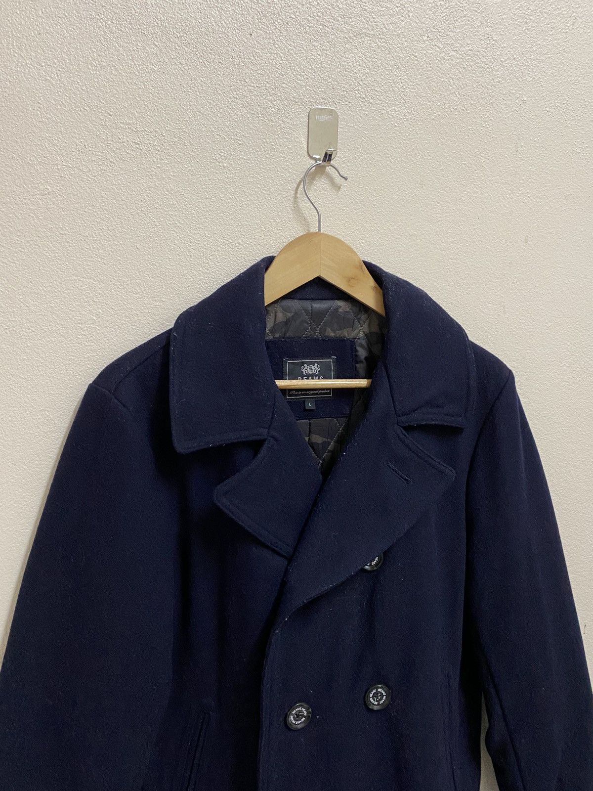 Beams Plus Beams Plus Wool Coat Jacket Navy Blue Size US M / EU 48-50 / 2 - 4 Thumbnail