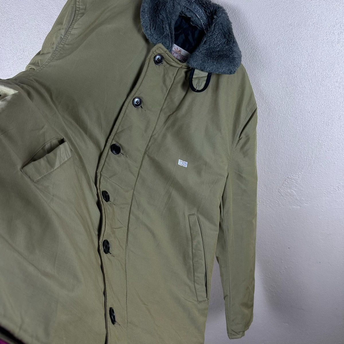 Vintage VTG 70/80s NOS DEADSTOCK Golden Fleece Deck Jacket Sherpa Size US M / EU 48-50 / 2 - 3 Thumbnail