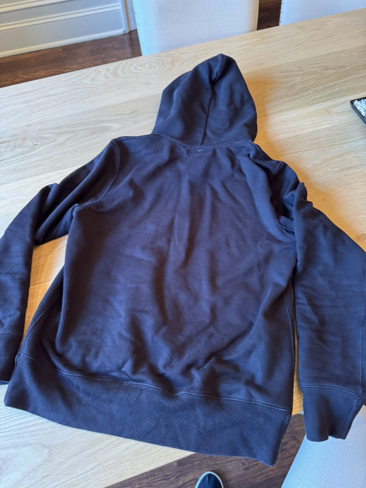 Merz B. Schwanen MERZ B. SCHWANEN HEAVY WEIGHT ZIP HOODIE - DEEP BLACK - 3S80 Size US L / EU 52-54 / 3 - 2 Thumbnail