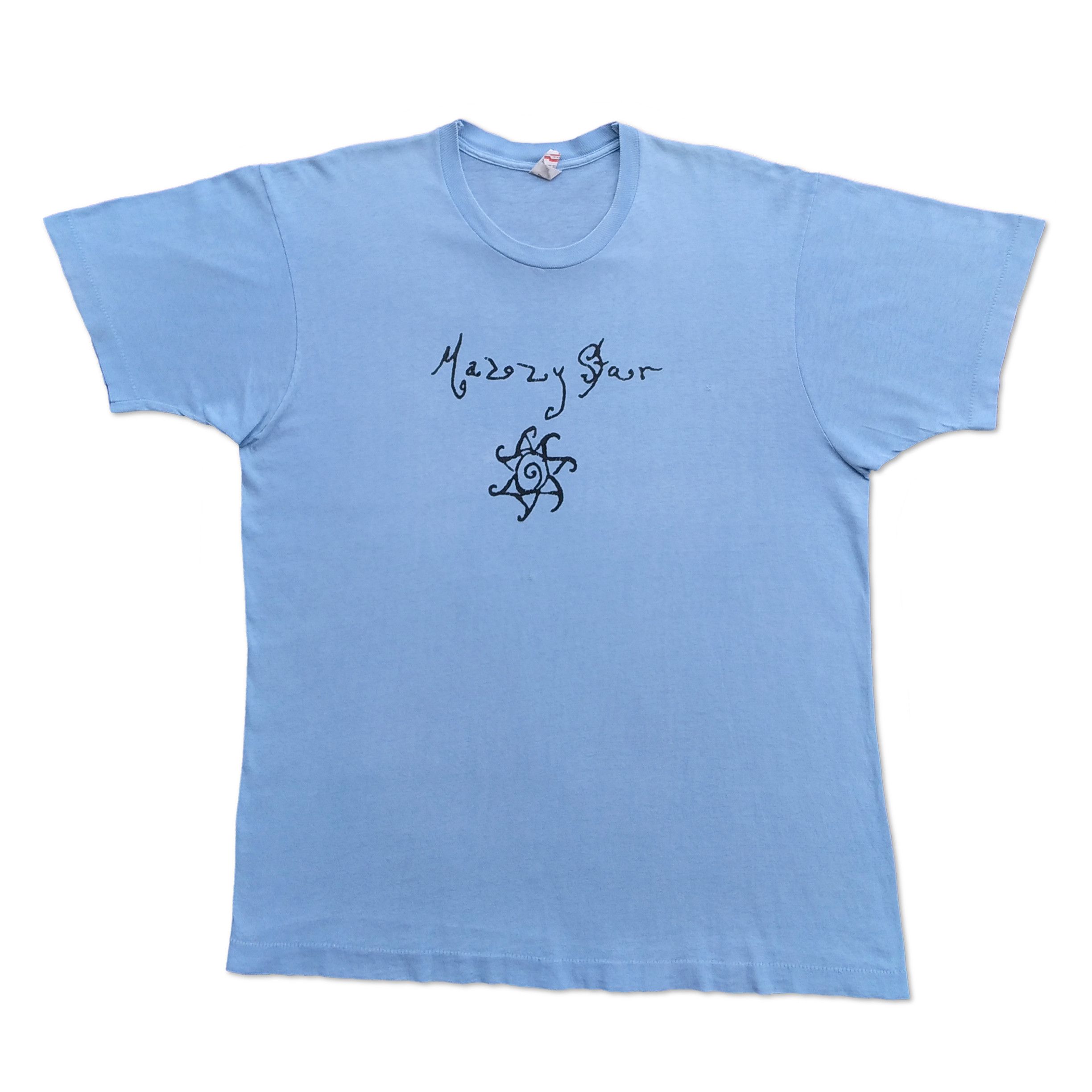 image of Band Tees x Vintage 1990 Mazzy Star T-Shirt in Soft Blue, Men's (Size XL)