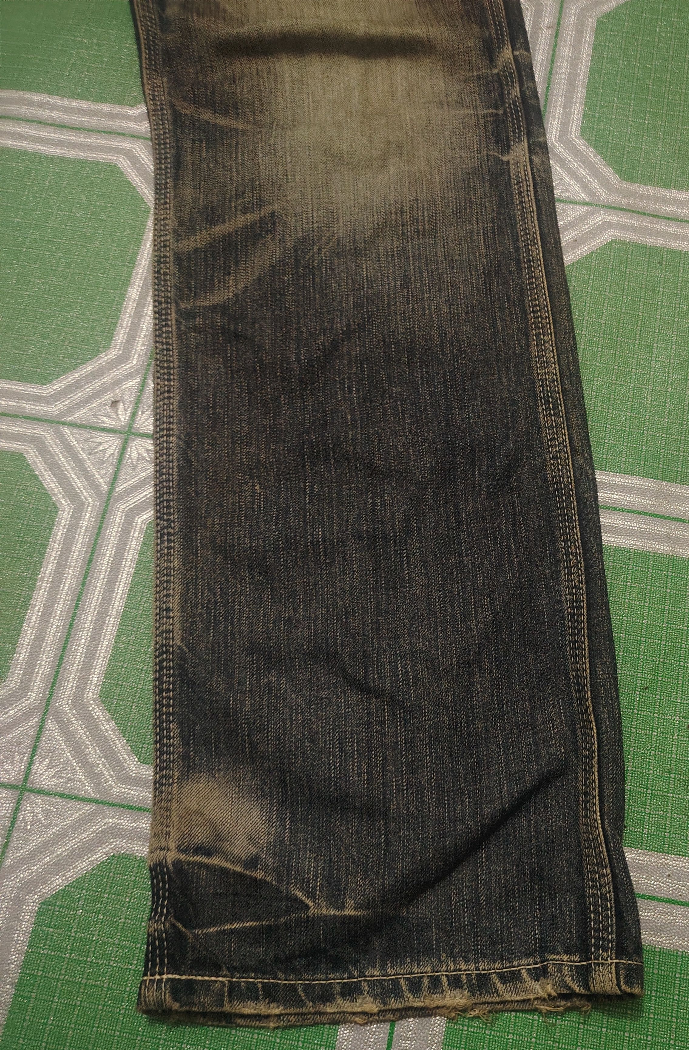 Edwin Japan Edwin Blue Trip Distressed Thrashed Jeans Buckle Back Size US 30 / EU 46 - 11 Thumbnail