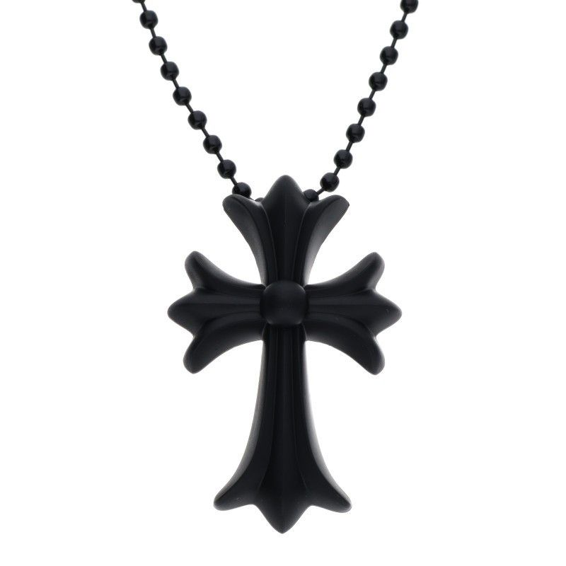 Chrome Hearts Chrome Hearts Rubber Cross Necklace Size ONE SIZE - 1 Thumbnail