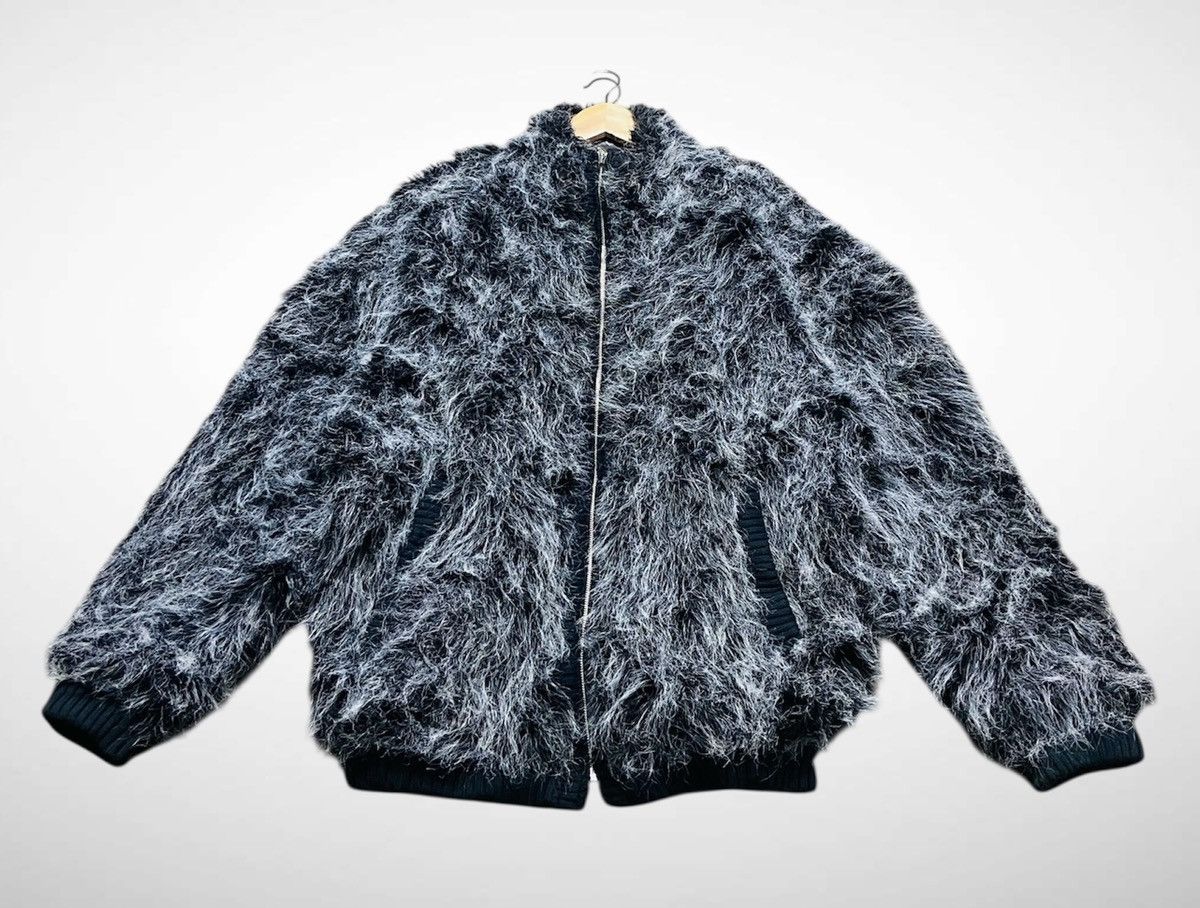 Karl Kani Rare 🔥🔥 Karl Kani Mohair-Style Bomber Jacket Size US XL / EU 56 / 4 - 3 Thumbnail
