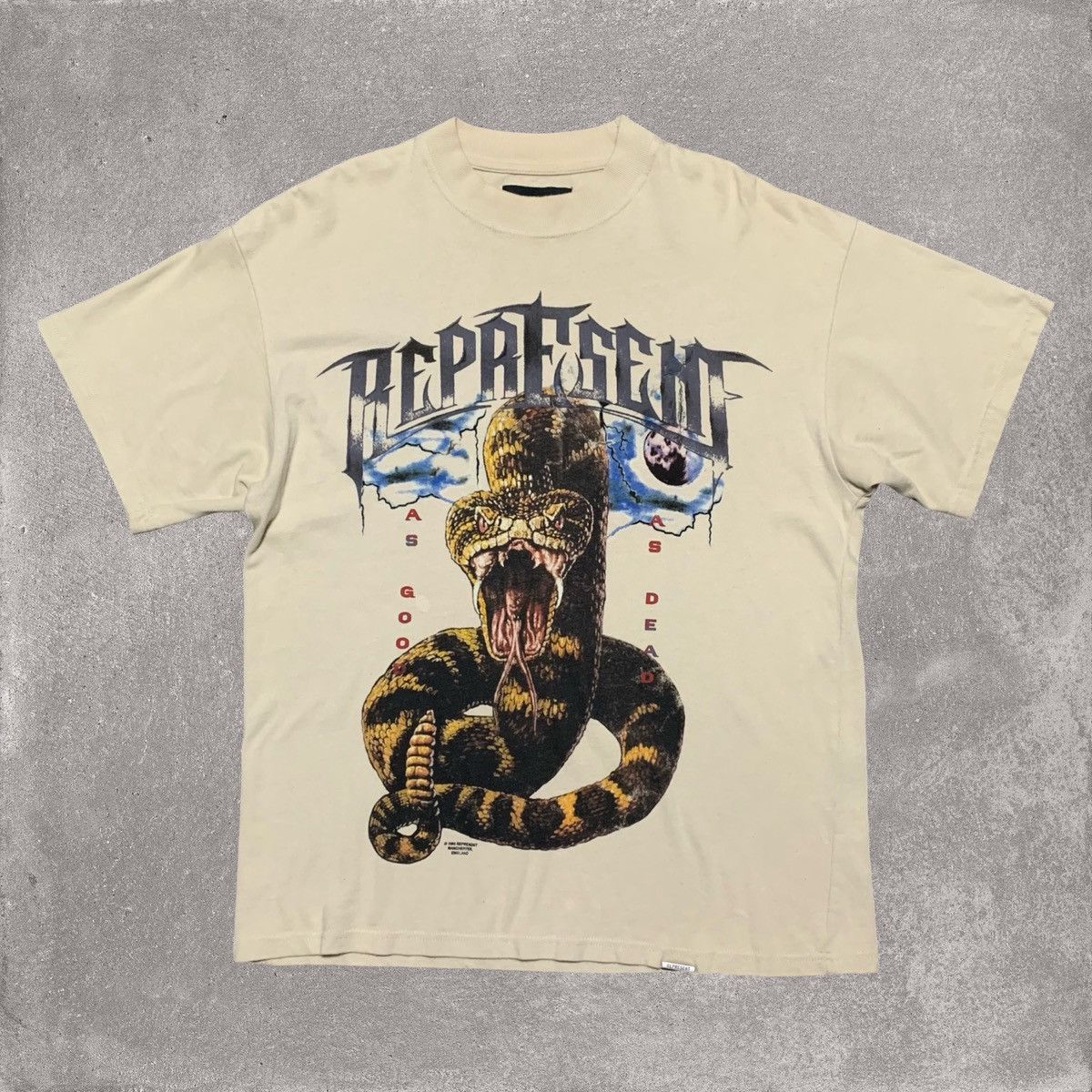 Represent Clo. Represent Small As Good As Dead Vintage White Tee Size US S / EU 44-46 / 1 - 1 Thumbnail