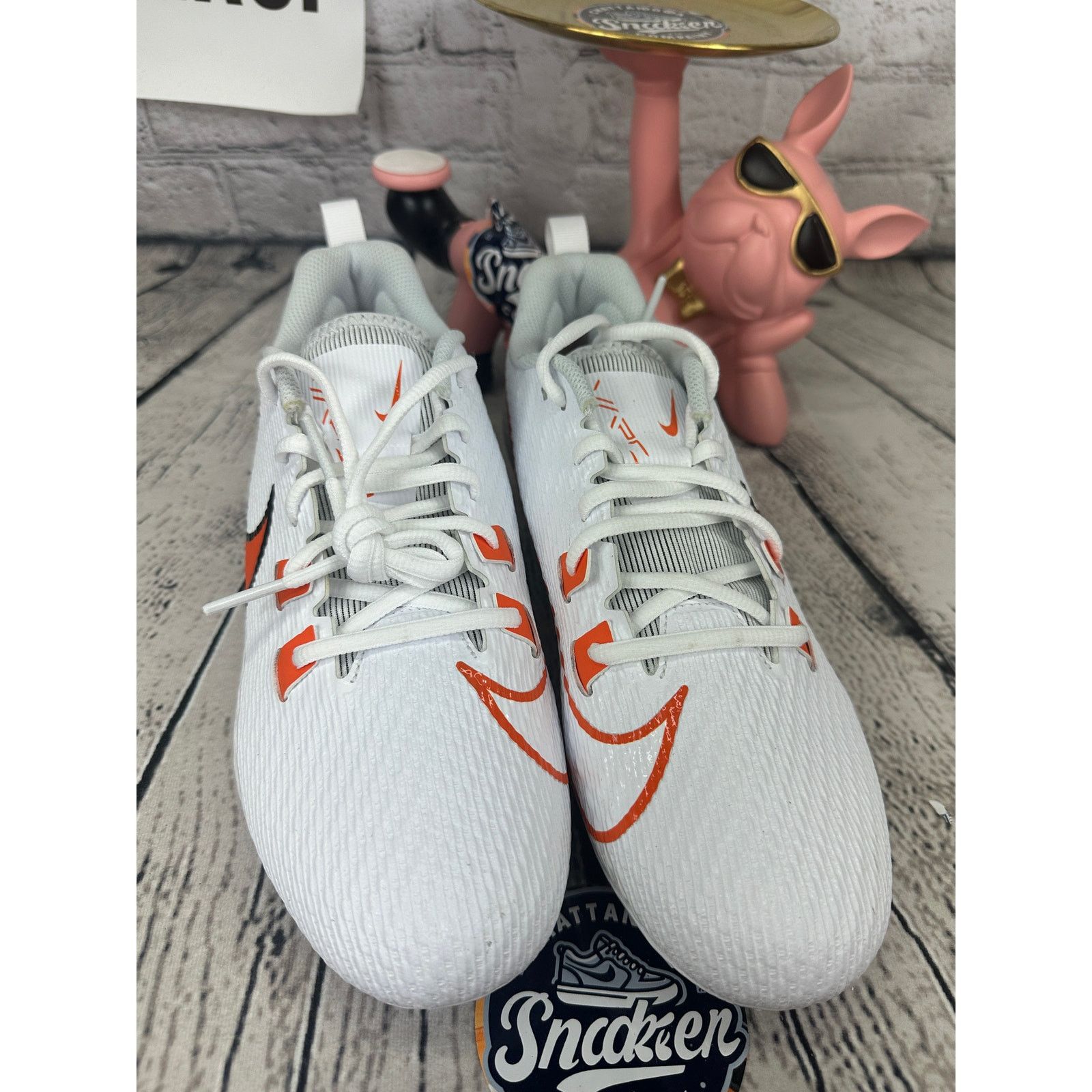 Nike Nike Vapor Edge Speed 360 2 Mens 9 Orange Football Cleats Size US 9 / EU 42 - 2 Thumbnail