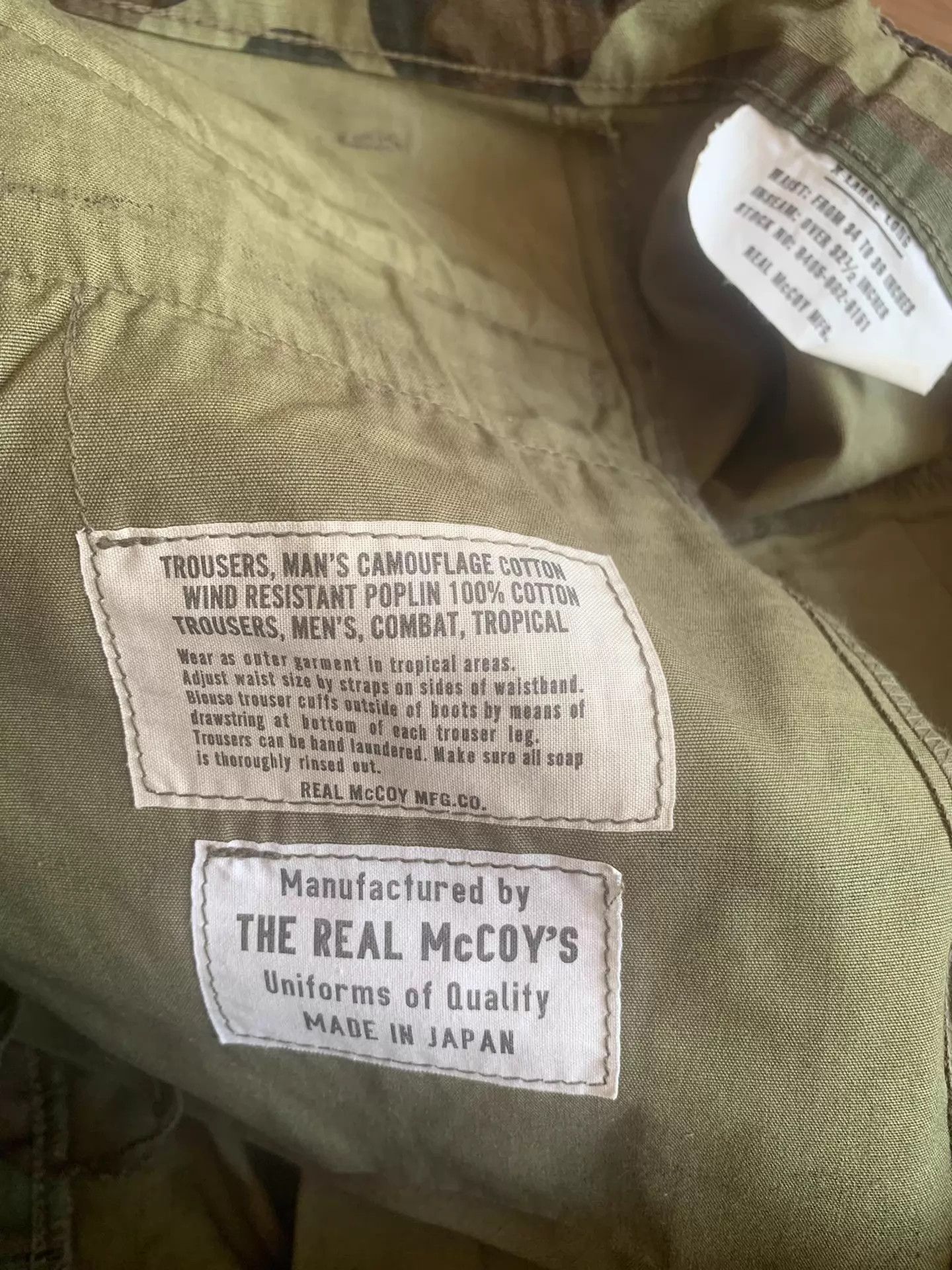 The Real McCoy's The Real McCoy's Camo Cotton Military Pocket Shorts XL Size US 36 / EU 52 - 5 Thumbnail