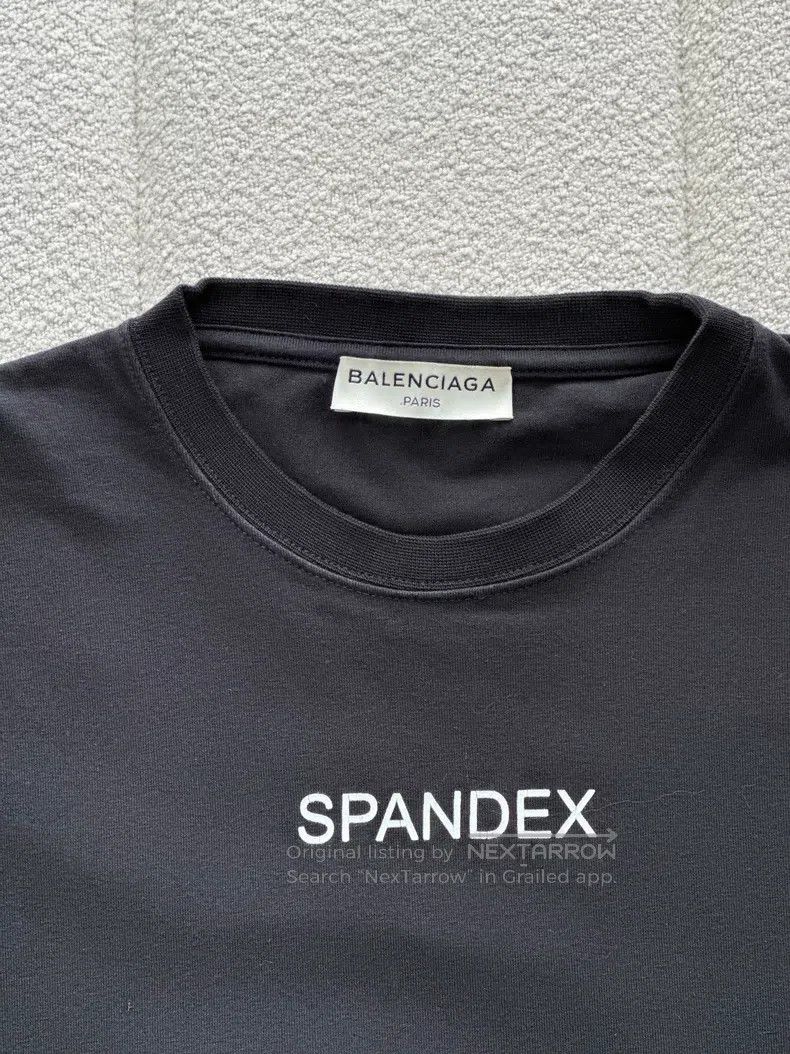 Balenciaga Balenciaga Long Sleeve T-Shirt Size US XL / EU 56 / 4 - 4 Thumbnail