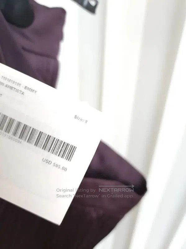 Max Mara MaxMara Pleated Midi Skirt in Deep Purple . Size 23" - 5 Thumbnail