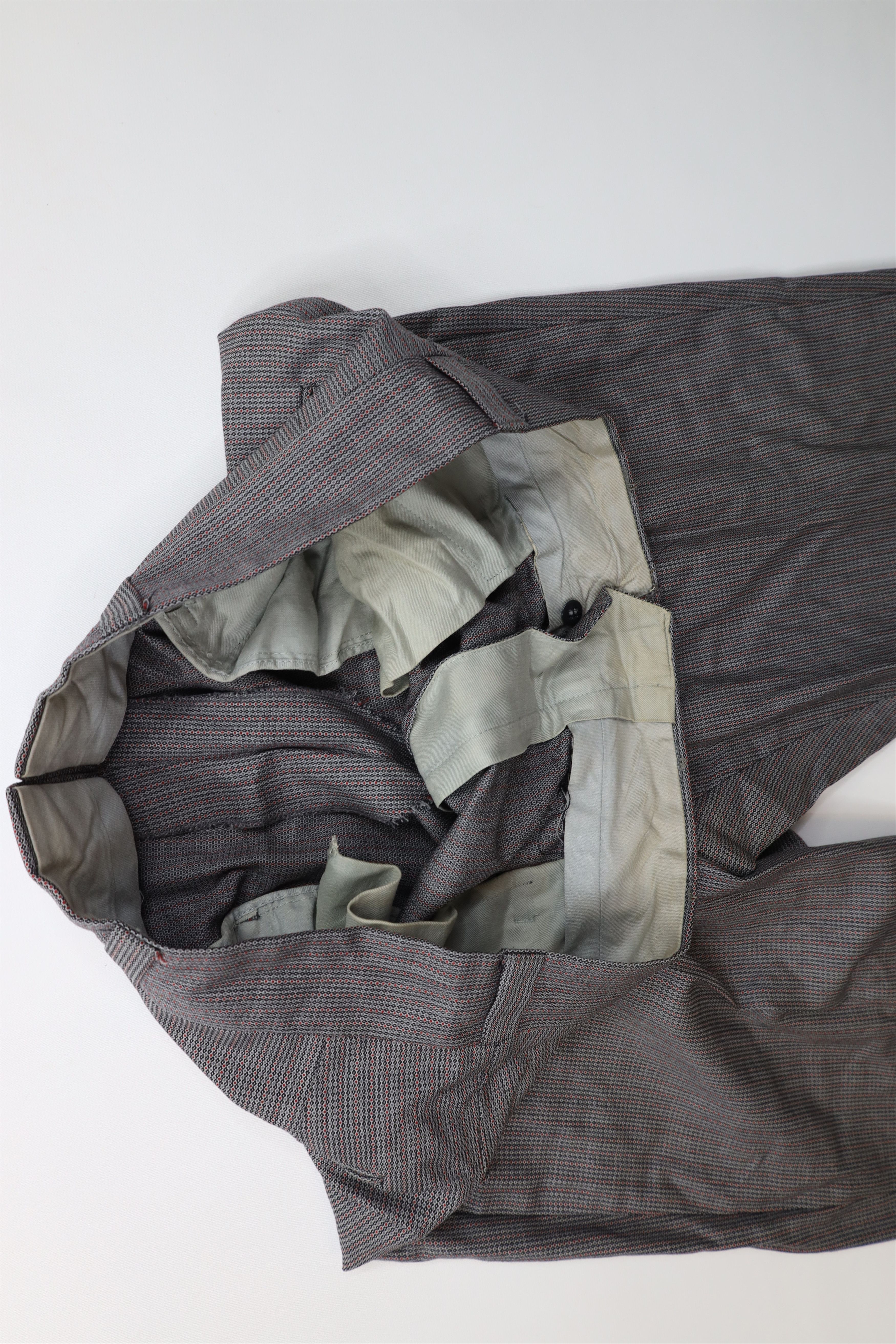 Vintage Vintage 60s 70s Streetwear Wool Geometric Bell Bottoms Pants Size US 38 / EU 54 - 7 Thumbnail