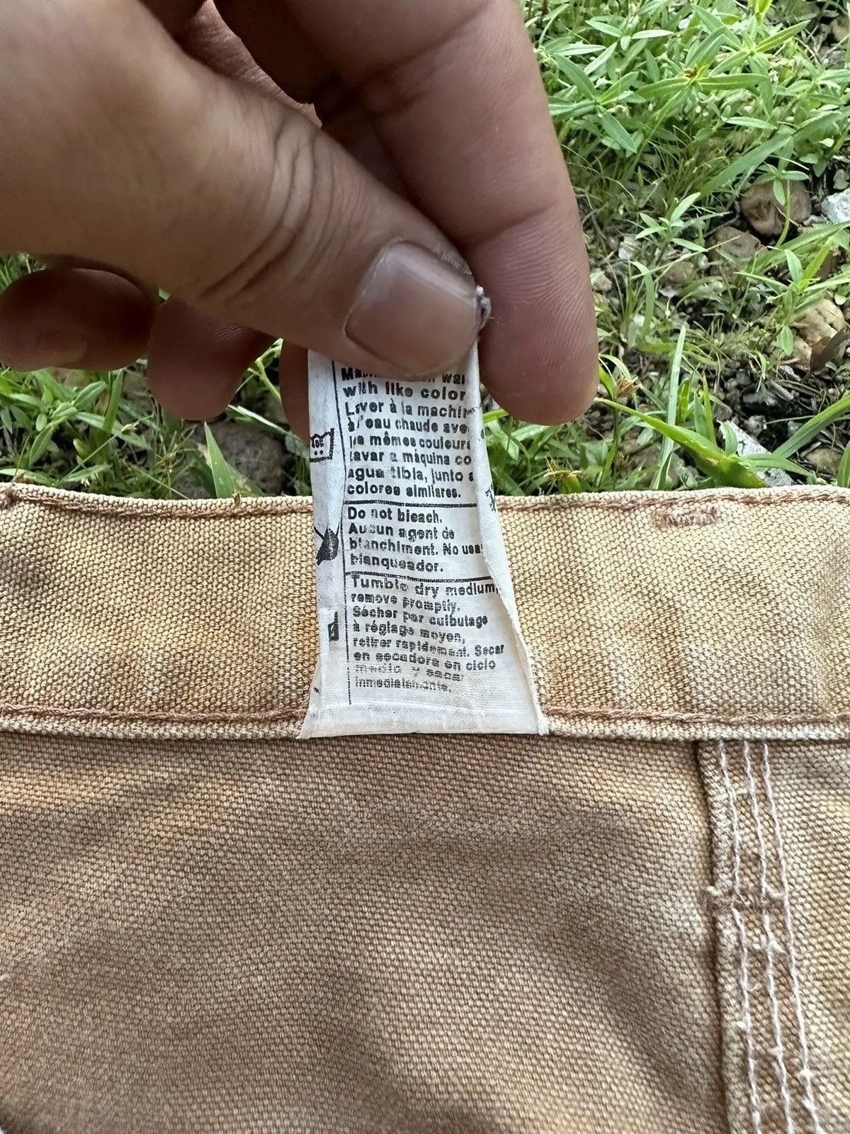 Carhartt FADED BROWN VINTAGE CARHARTT WORK WEAR MADE IN USA PANTS Size US 33 - 9 Thumbnail
