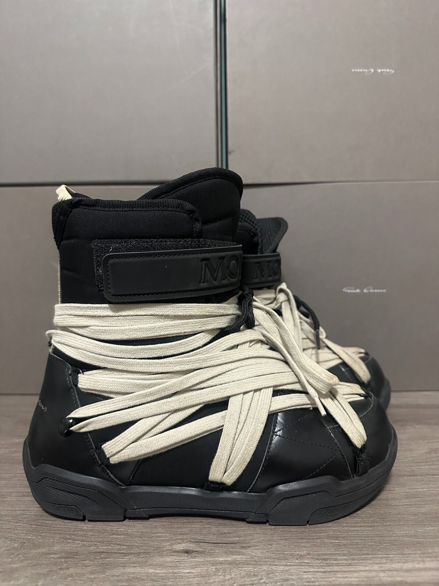 Moncler × Rick Owens Rick Owens Moncler Amber Megalace Snow Boots
