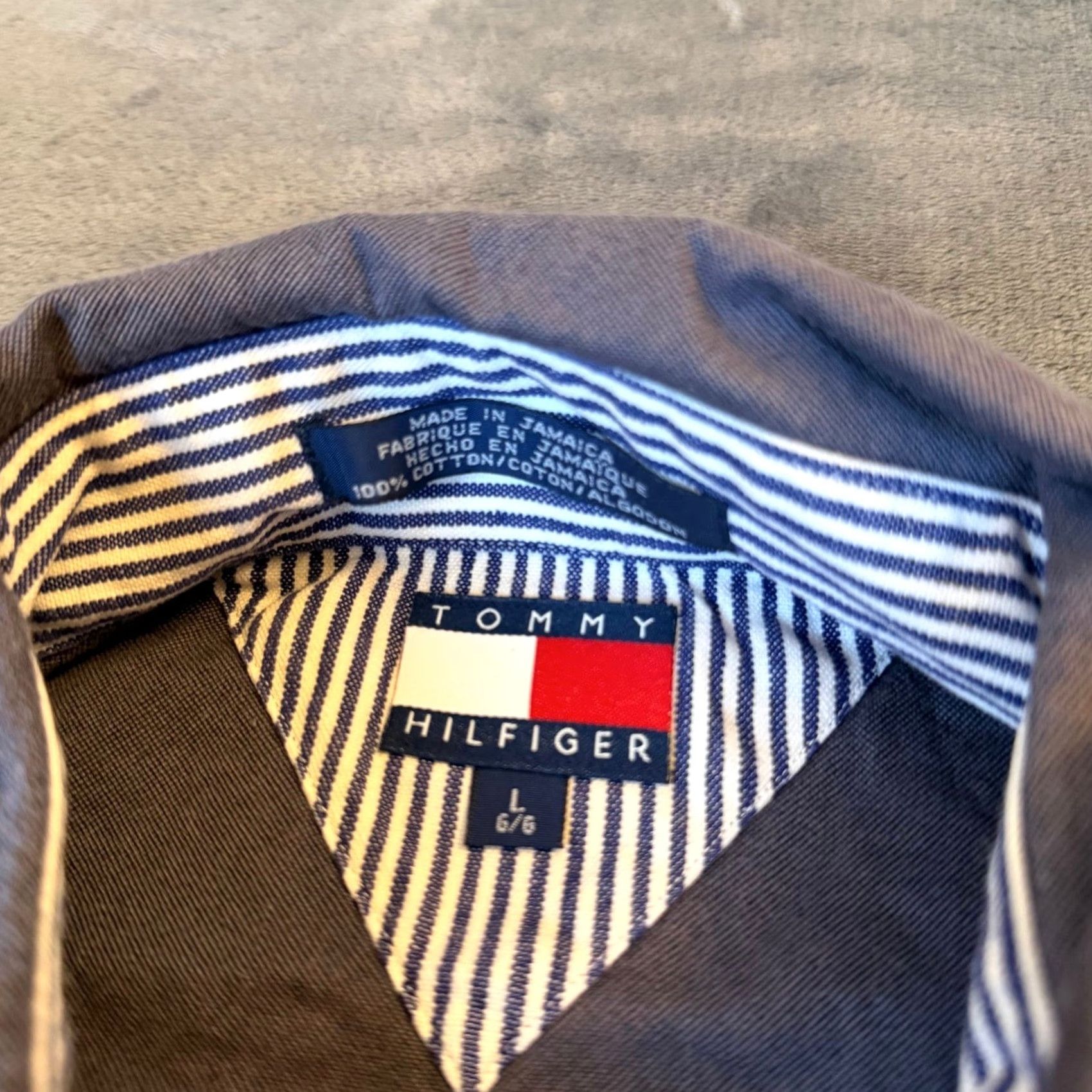 Tommy Hilfiger Tommy Hilfiger Oxford Button-Down Shirt Mens L Blue Long Sleeve Logo Pocket Size US L / EU 52-54 / 3 - 3 Thumbnail