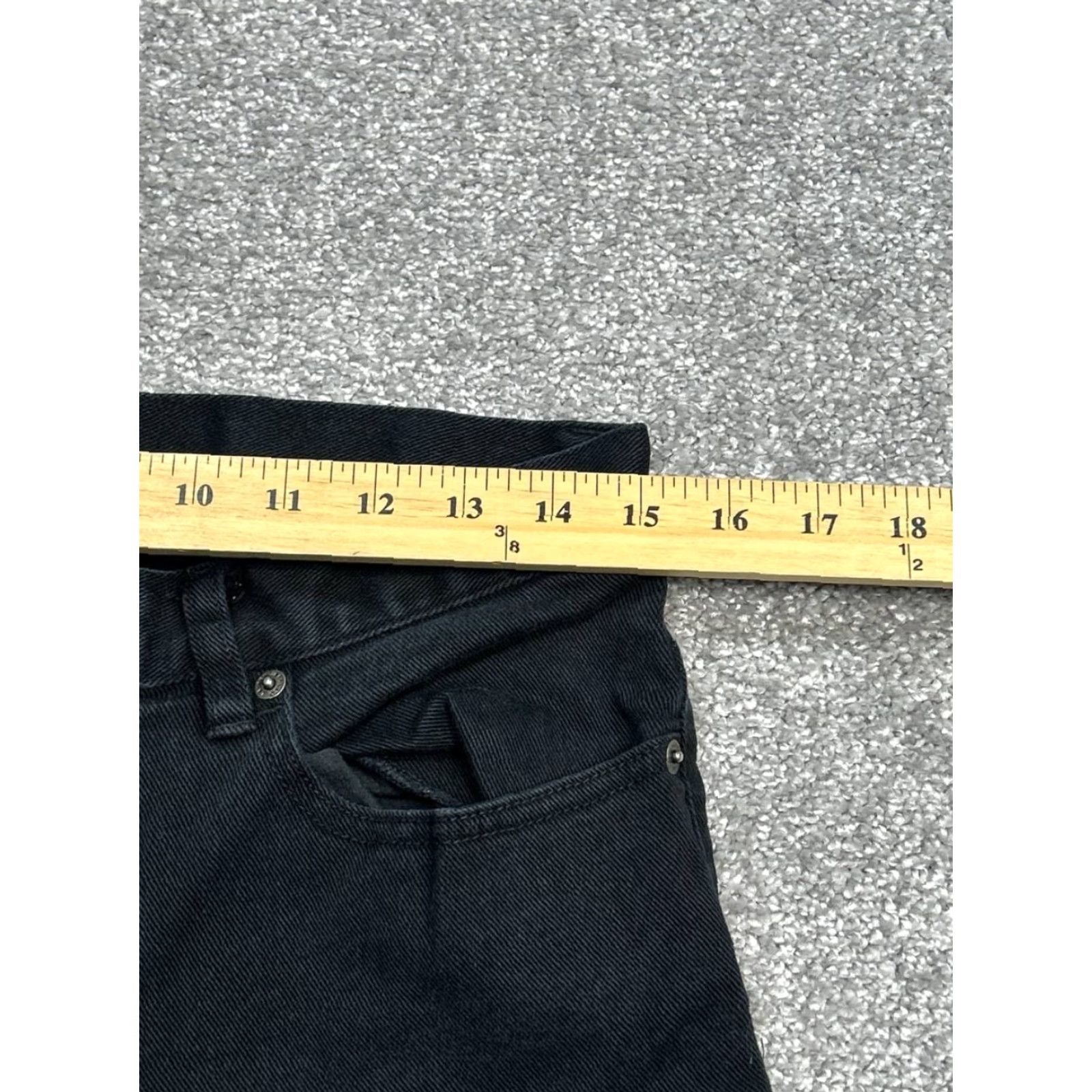 Ralph Lauren Lauren Ralph Lauren Jeans Women 8 Black Denim Cotton Mid Rise Straight Leg 30x30 Size 30" / US 8 / IT 44 - 3 Thumbnail
