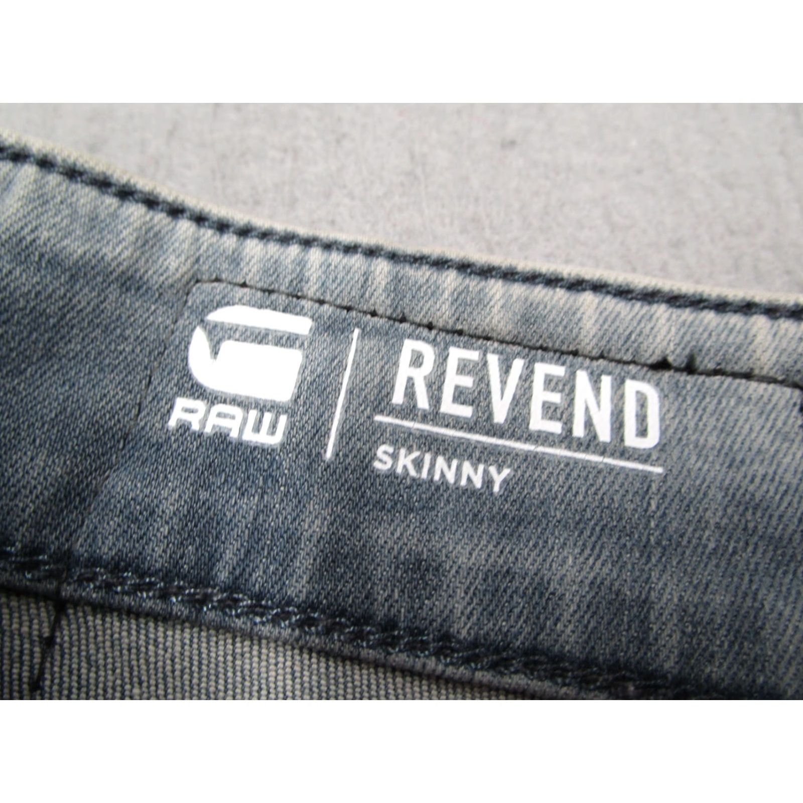 G-Star G Star Raw Jeans Mens 33 Blue Revend Skinny Denim 33x34* Jeans Blue Slim City Punk Rock 90s Mens Size US 33 - 3 Thumbnail