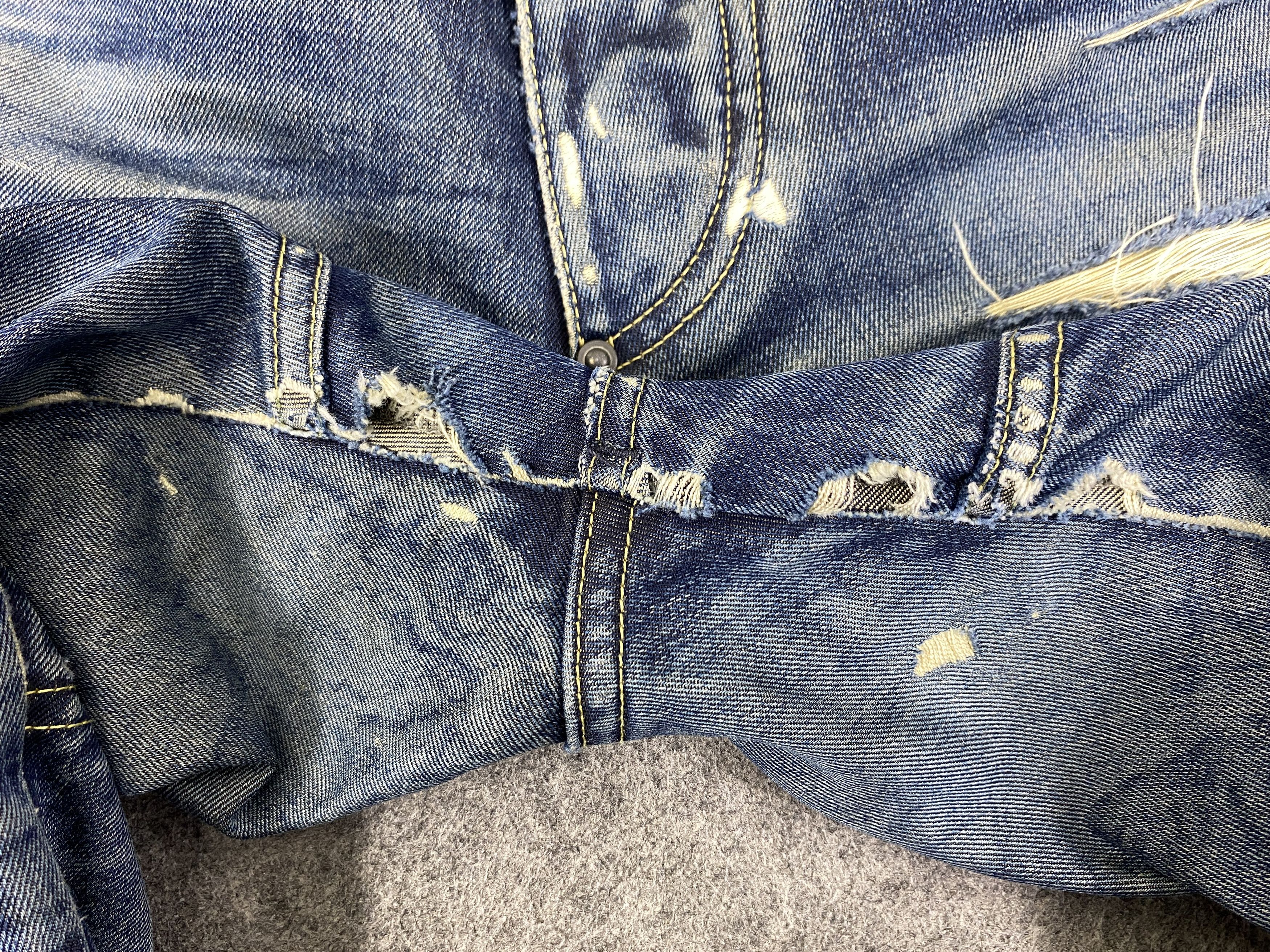 Hysteric Glamour Faded Blue Baggy HYSTERIC STYLE Jeans 30x29 Denim - JN3314 Size US 30 / EU 46 - 13 Thumbnail