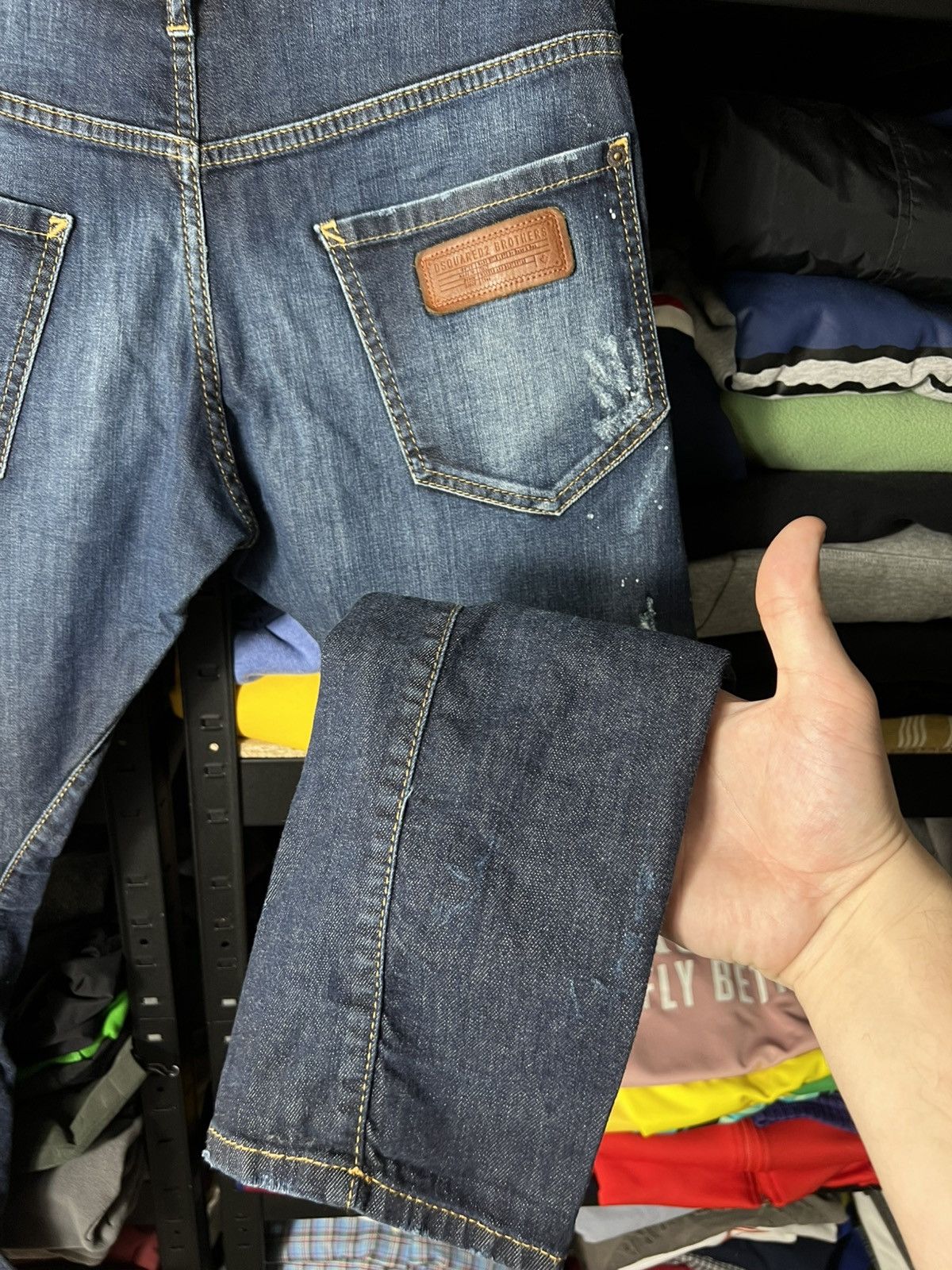 Dsquared2 Dsquared2 Sexy Twist Jeans Distressed Denim Y2K Italy Size US 32 / EU 48 - 14 Thumbnail
