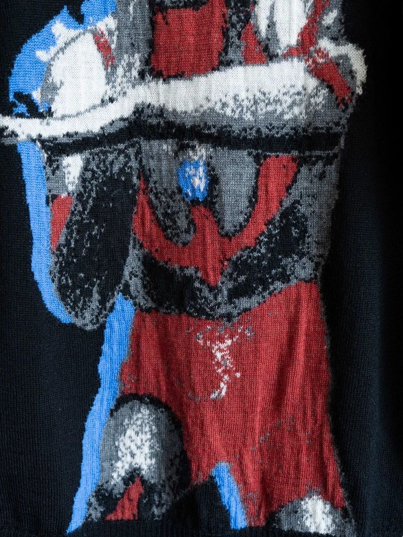 Yohji Yamamoto Yohji Yamamoto 14SS Original Ultraman Knitwear Size US L / EU 52-54 / 3 - 6 Thumbnail